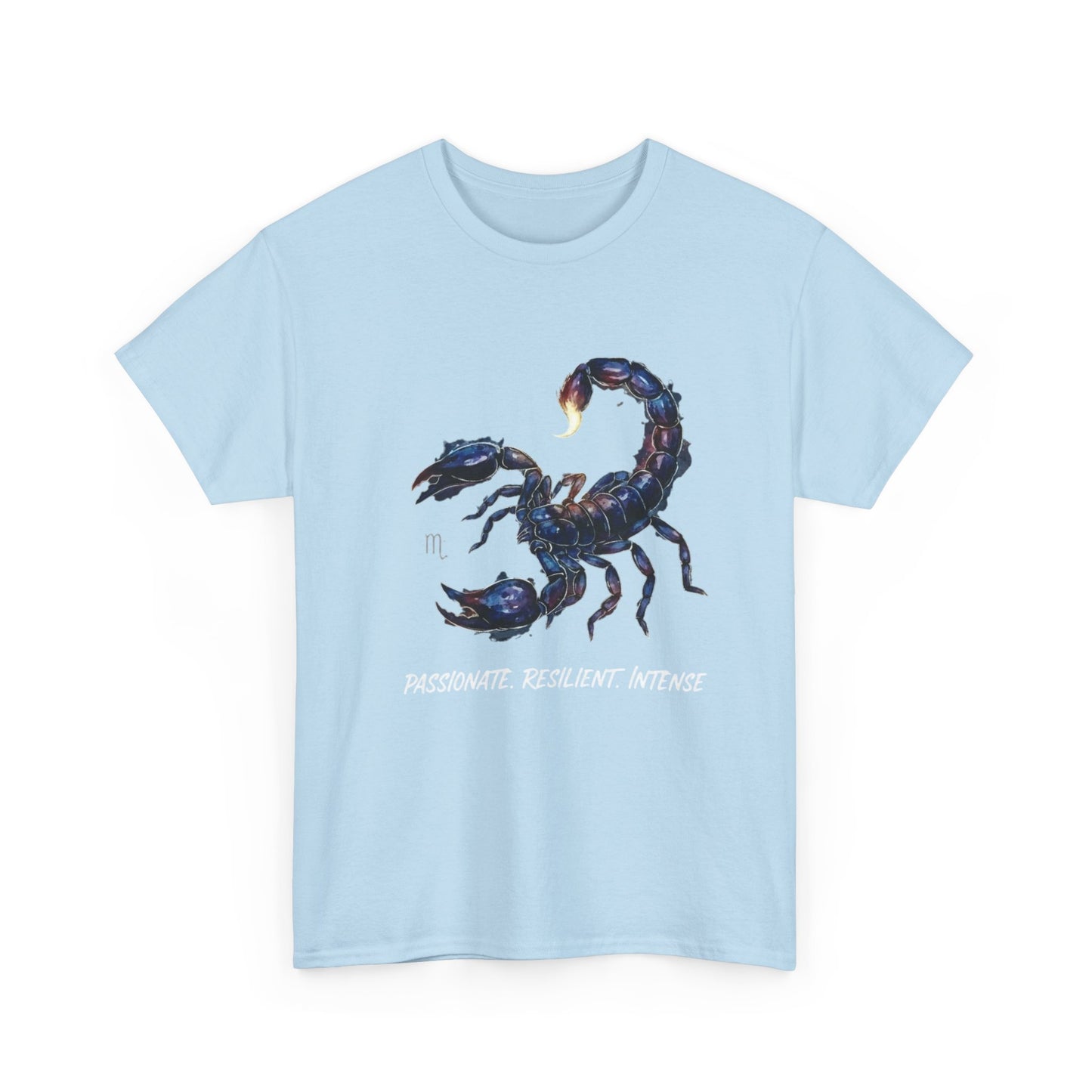 Scorpio Zodiac Tee - Passionate, Resilient, Intense, Astrology Gift, Unisex Shirt, Horoscope Outfit, Birthday Present