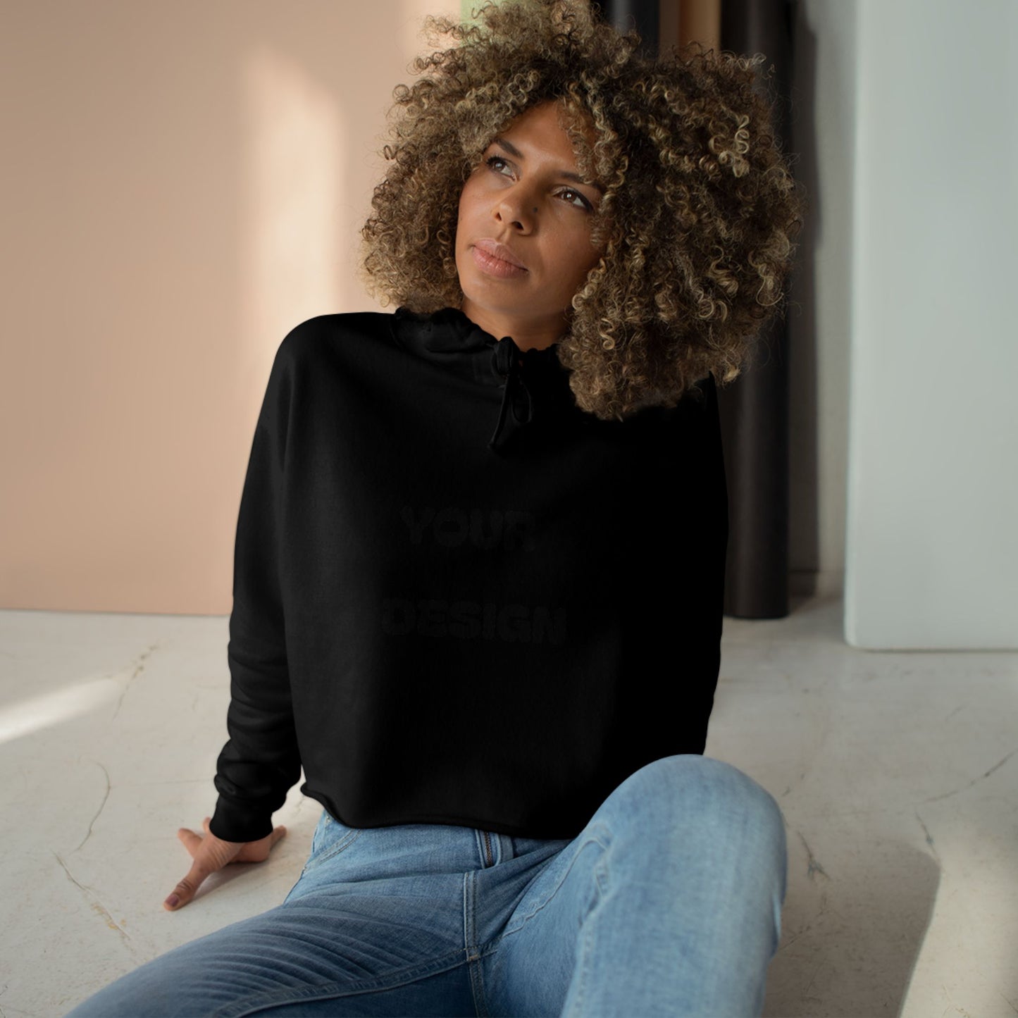 Customize Your Crop Hoodie for Comfort & Style, Casual Wear, Gift for Her, Trendy Layering, Athleisure Outfit