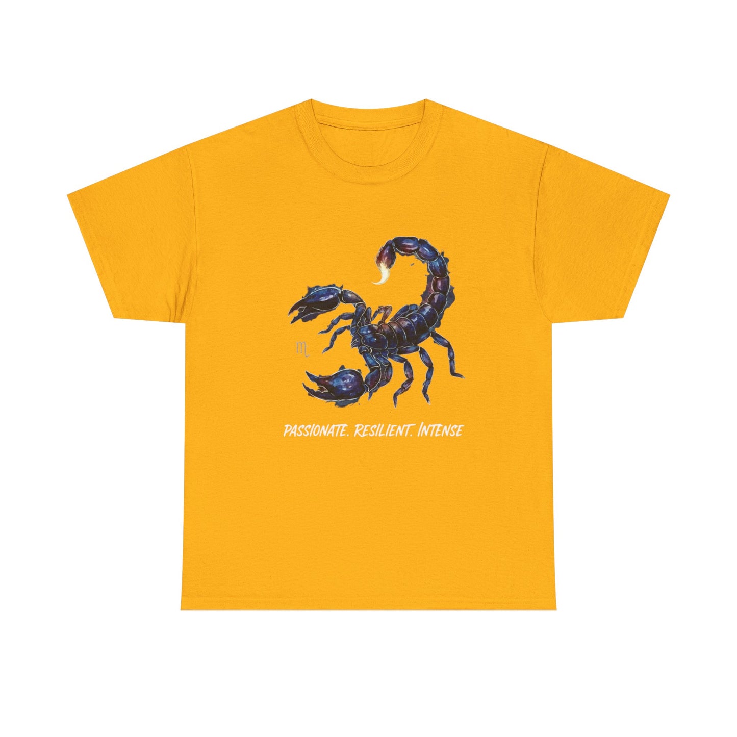 Scorpio Zodiac Tee - Passionate, Resilient, Intense, Astrology Gift, Unisex Shirt, Horoscope Outfit, Birthday Present