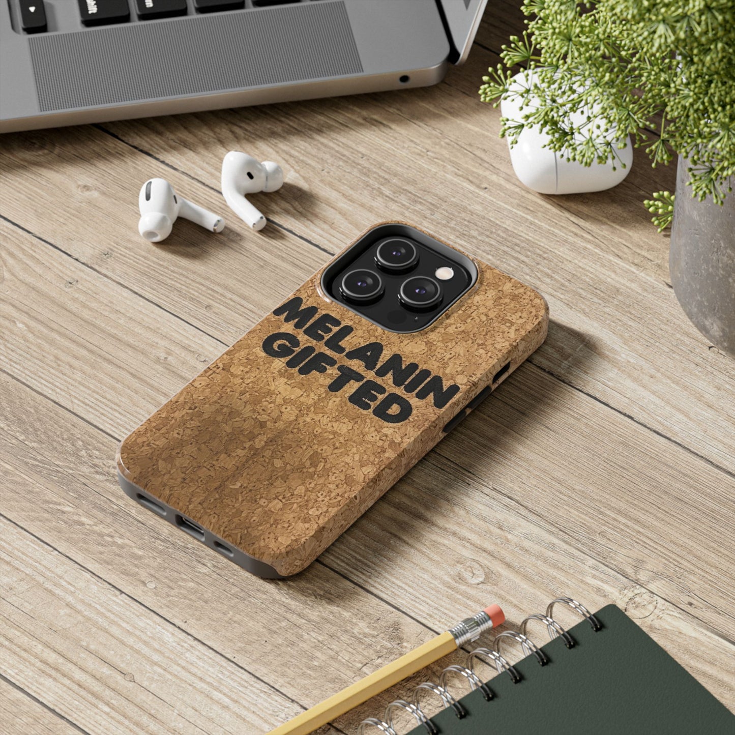 Melanin Gifted Tough Phone Cases, Black Culture Gift, Eco-Friendly Phone Case, Gift for Him, Gift for Her