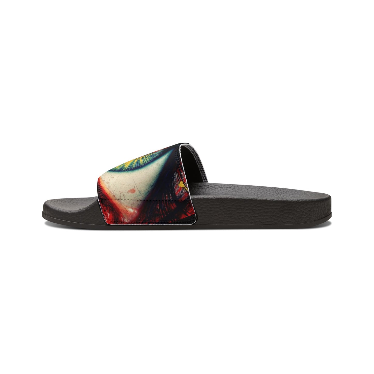 WKE WRLD Eye-Catching Sandals for Men - Unique Design, Summer Footwear, Stylish Slides, Perfect for Casual Outings, Beach Days