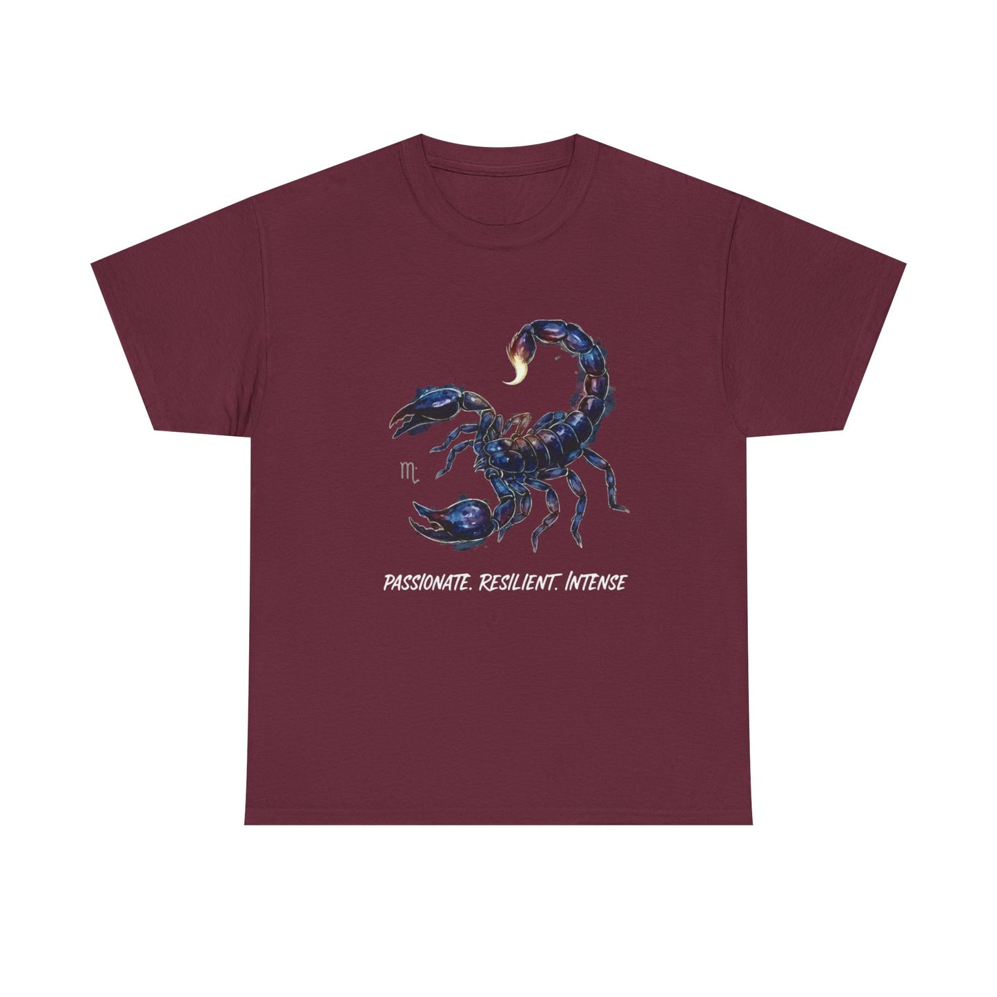 Scorpio Zodiac Tee - Passionate, Resilient, Intense, Astrology Gift, Unisex Shirt, Horoscope Outfit, Birthday Present