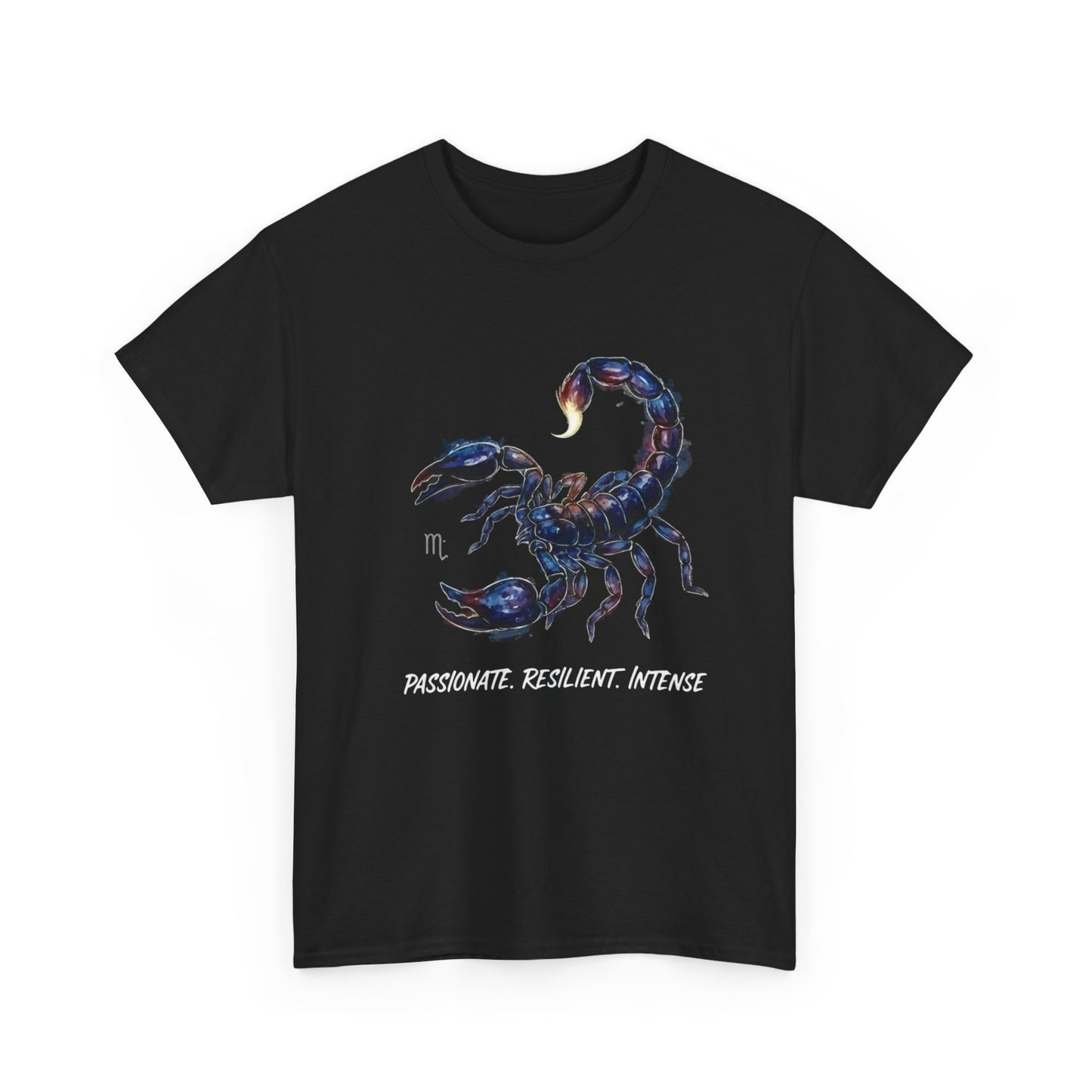 Scorpio Zodiac Tee - Passionate, Resilient, Intense, Astrology Gift, Unisex Shirt, Horoscope Outfit, Birthday Present