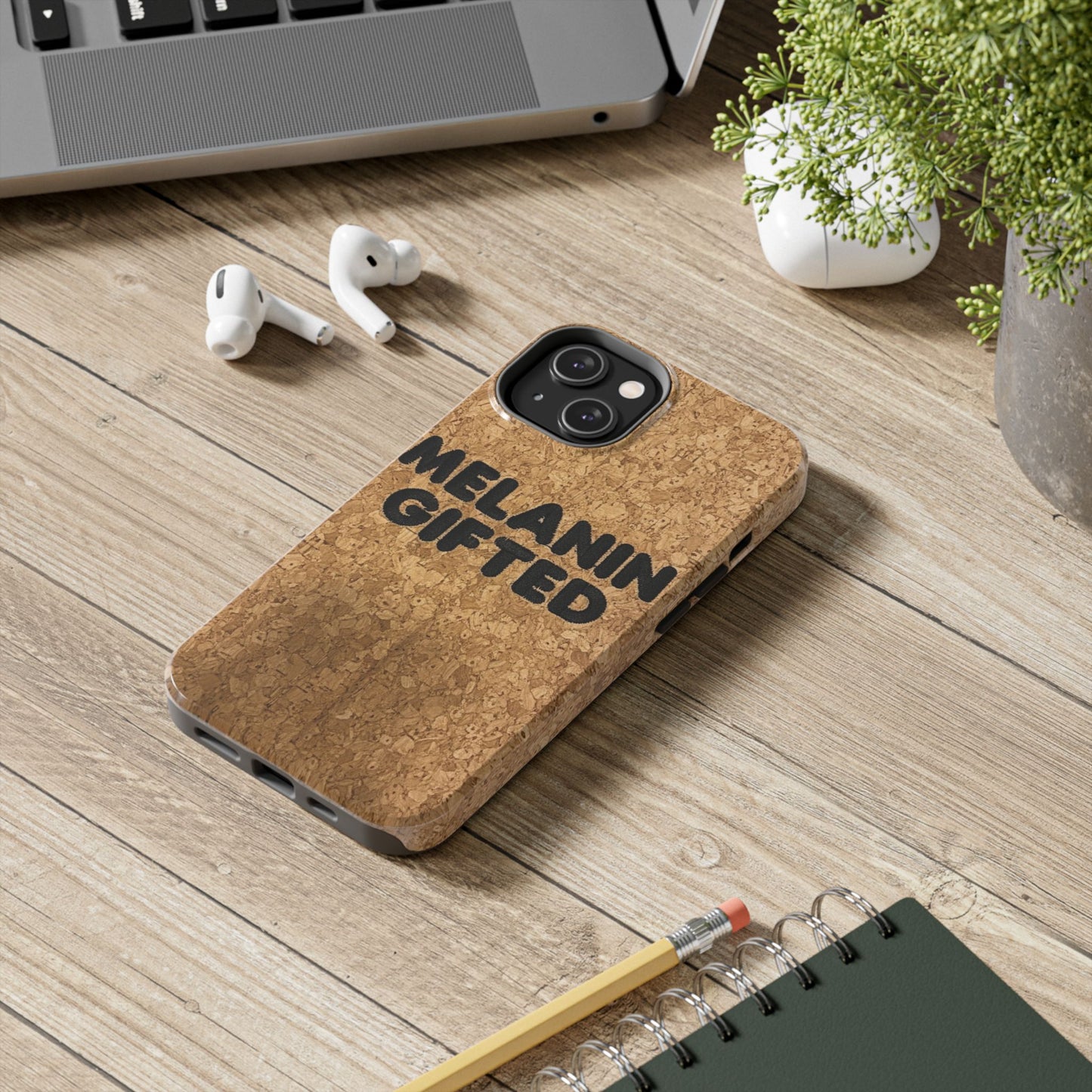 Melanin Gifted Tough Phone Cases, Black Culture Gift, Eco-Friendly Phone Case, Gift for Him, Gift for Her