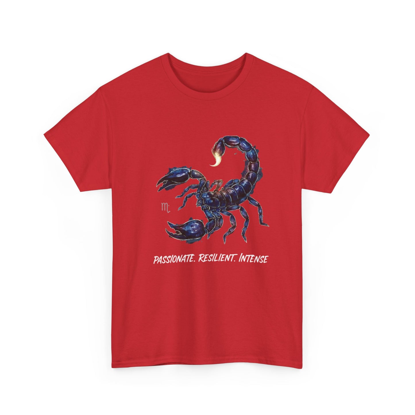 Scorpio Zodiac Tee - Passionate, Resilient, Intense, Astrology Gift, Unisex Shirt, Horoscope Outfit, Birthday Present