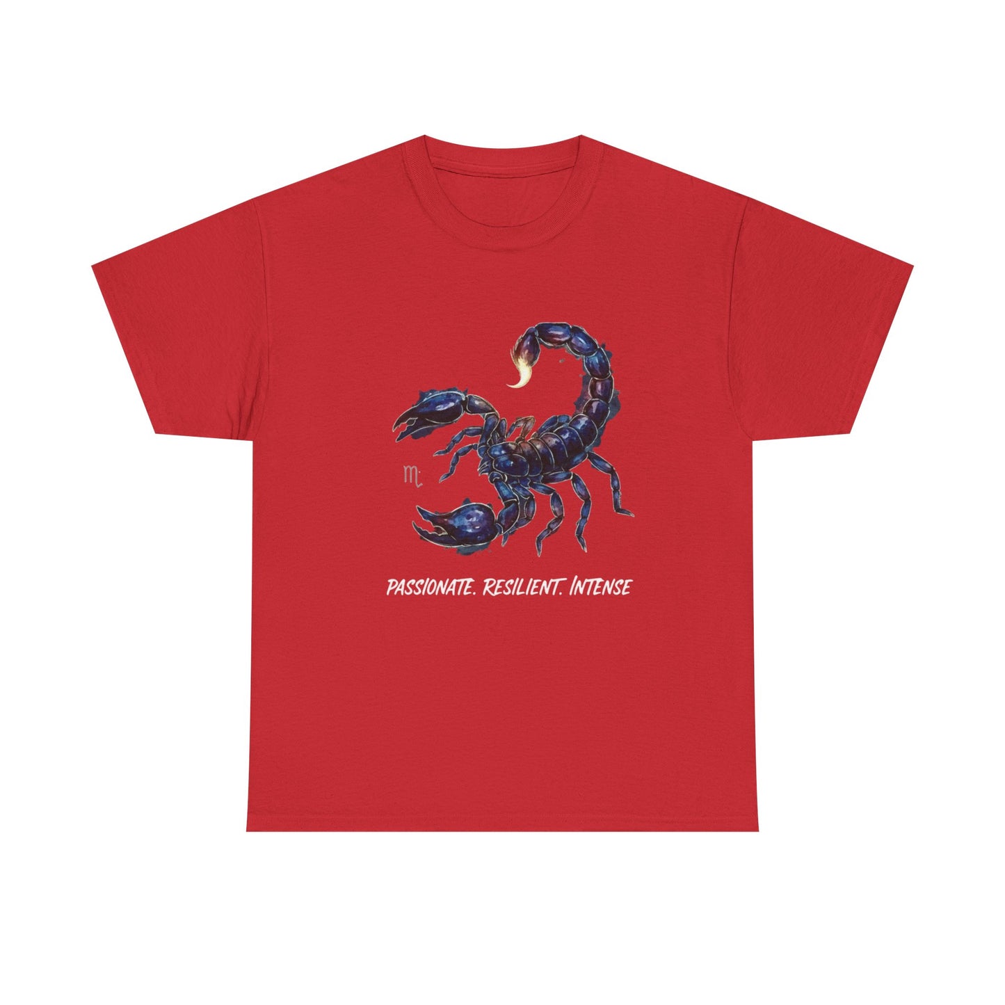 Scorpio Zodiac Tee - Passionate, Resilient, Intense, Astrology Gift, Unisex Shirt, Horoscope Outfit, Birthday Present