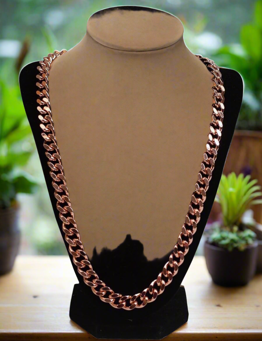 Pure Handcrafted .999 Copper Cuban Link