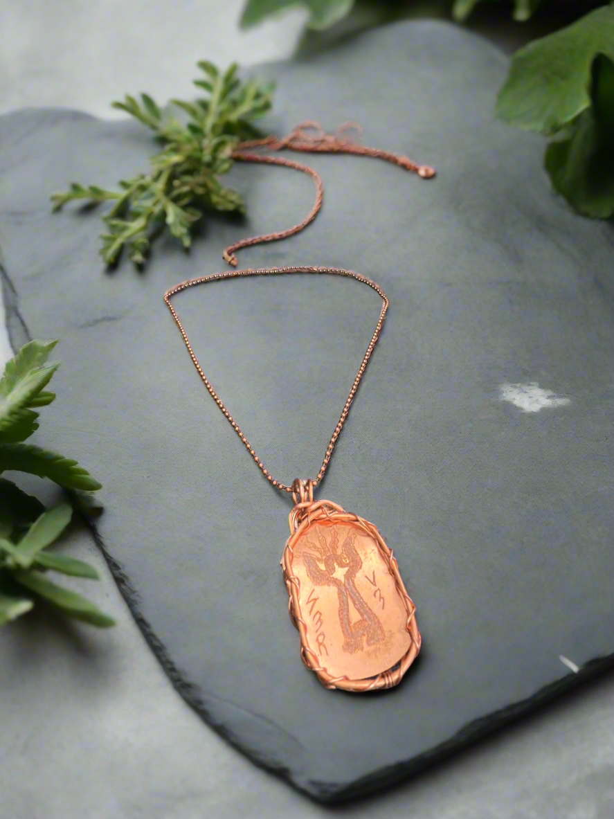 Pure Copper Protection Necklace