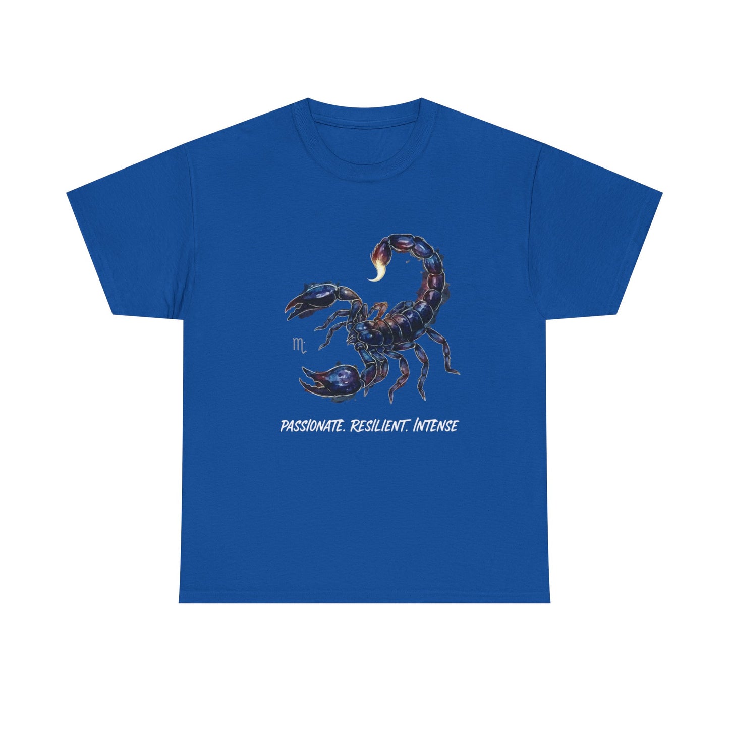 Scorpio Zodiac Tee - Passionate, Resilient, Intense, Astrology Gift, Unisex Shirt, Horoscope Outfit, Birthday Present