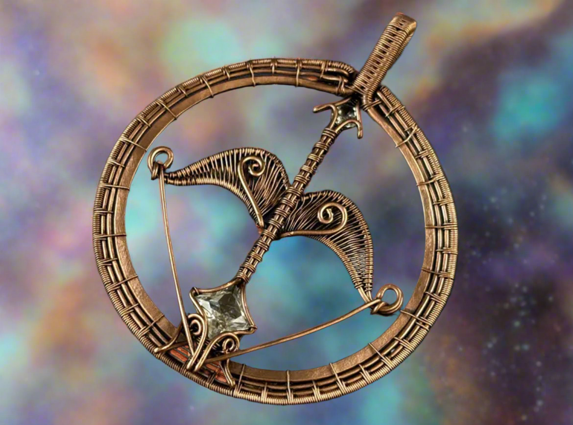 iamevibez Pure Copper Wire Wrapped Zodiac / Horoscope Sign Necklace