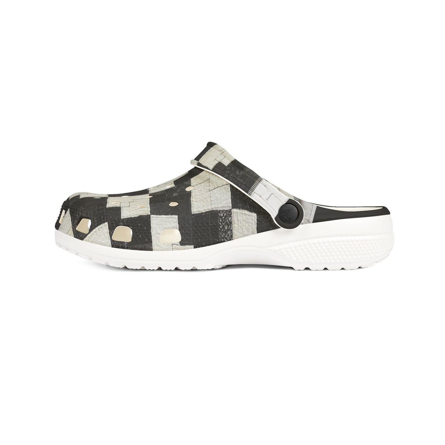 WKE WRLD Checker EVA Foam Rubber Clogs for Everyday Comfort | Unique Patterns Ideal for Home, Garden, Festival, Mother’s Day, Gift Idea, Slip-On