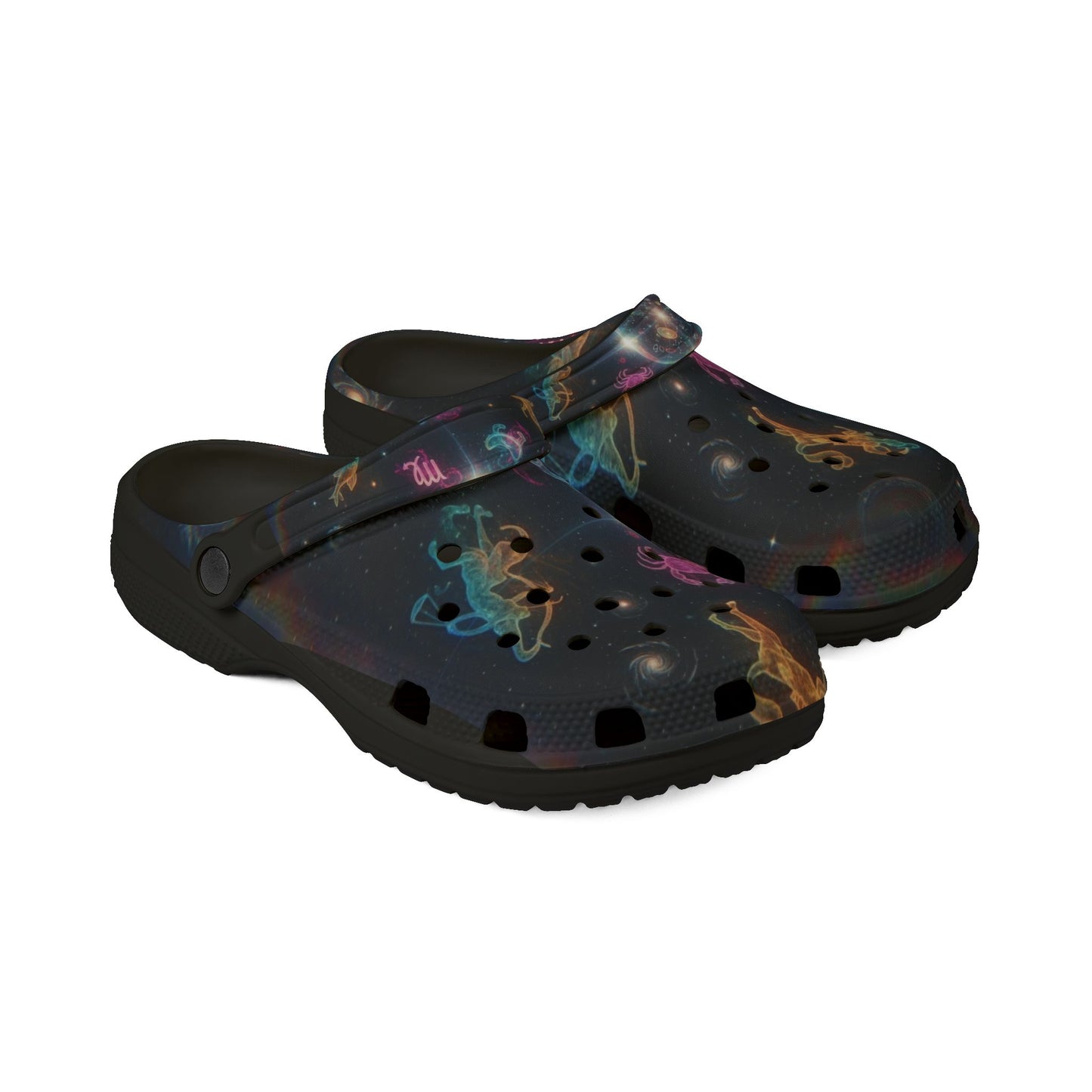 WKE WRLD Galaxy Dance EVA Foam Shoes, Comfortable Casual Footwear for Outdoor, Festivals, Everyday Wear, Unique Gift Idea