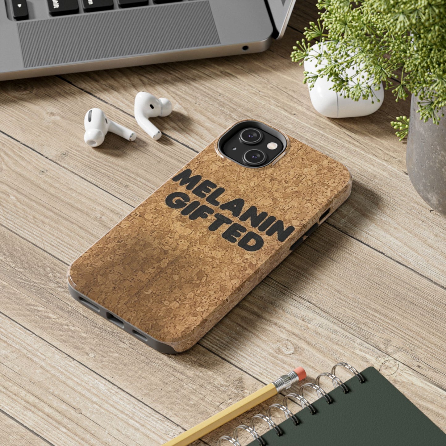 Melanin Gifted Tough Phone Cases, Black Culture Gift, Eco-Friendly Phone Case, Gift for Him, Gift for Her