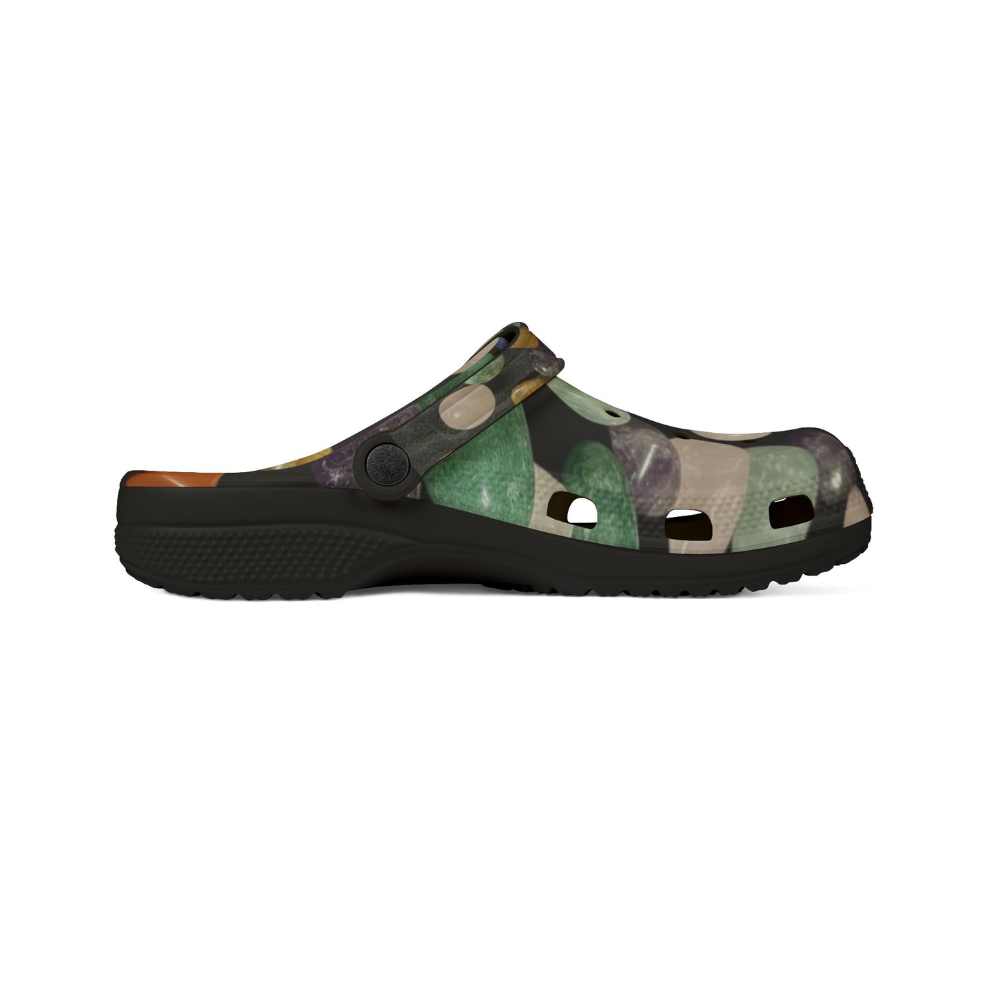 WKE WRLD Crystal EVA Foam Rubber Shoes - Unique Casual Footwear, Fun Slip-Ons for Summer, Beach, Outdoor Adventures, Gift Ideas