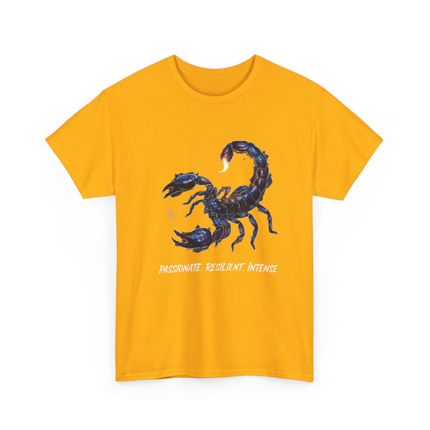Scorpio Zodiac Tee - Passionate, Resilient, Intense, Astrology Gift, Unisex Shirt, Horoscope Outfit, Birthday Present