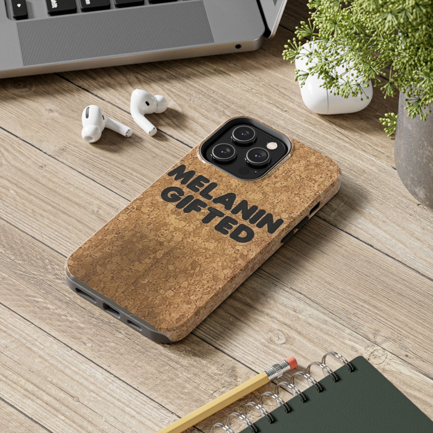 Melanin Gifted Tough Phone Cases, Black Culture Gift, Eco-Friendly Phone Case, Gift for Him, Gift for Her