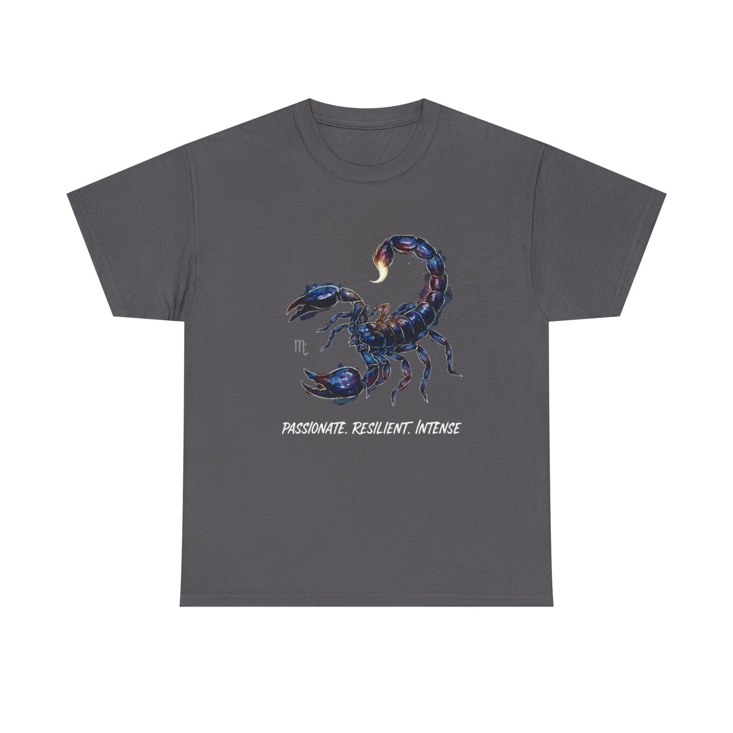 Scorpio Zodiac Tee - Passionate, Resilient, Intense, Astrology Gift, Unisex Shirt, Horoscope Outfit, Birthday Present