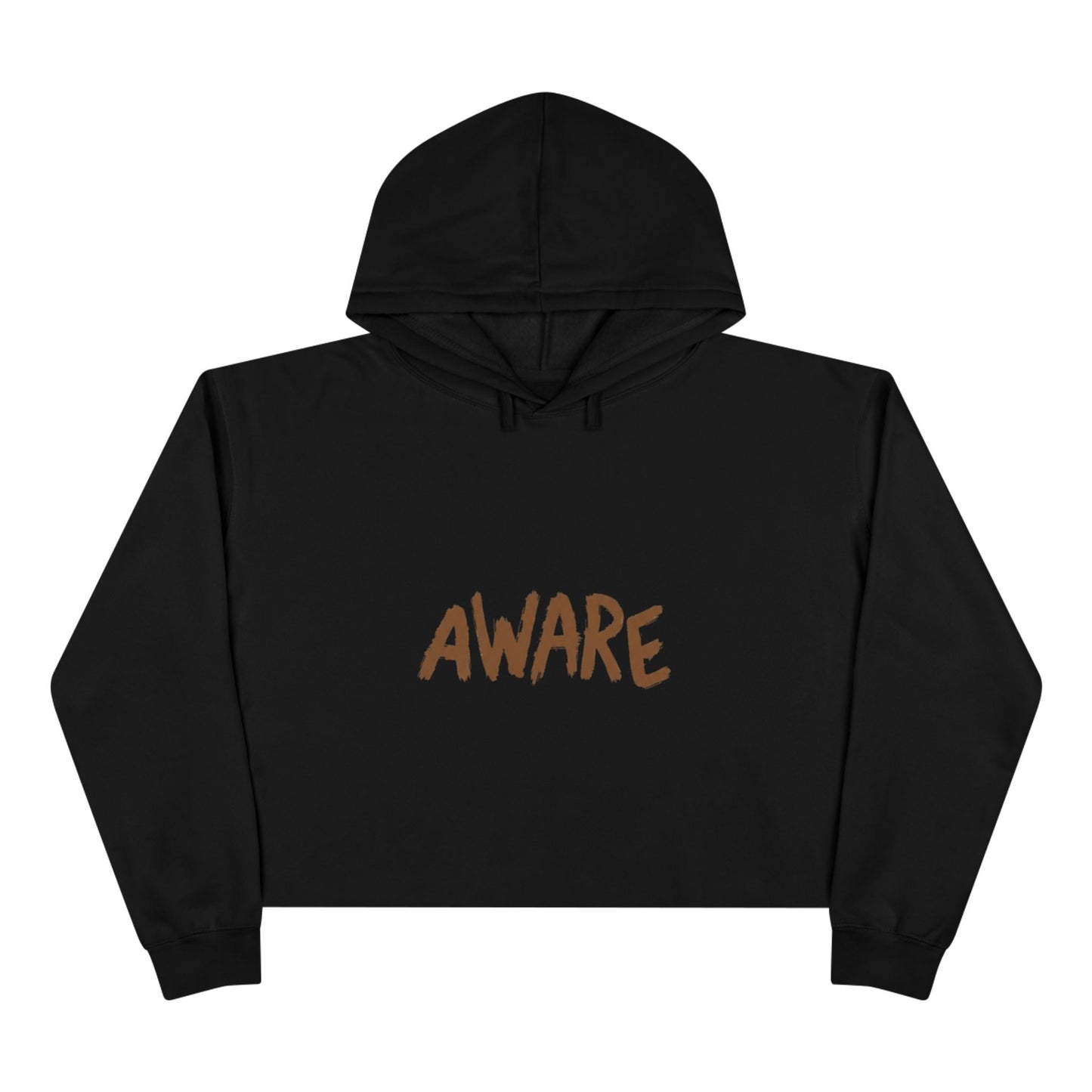 Awareness Crop Hoodie for Social Activists, Trendy Streetwear for Women, Unique Gift for Advocates, Comfortable Casual Wear