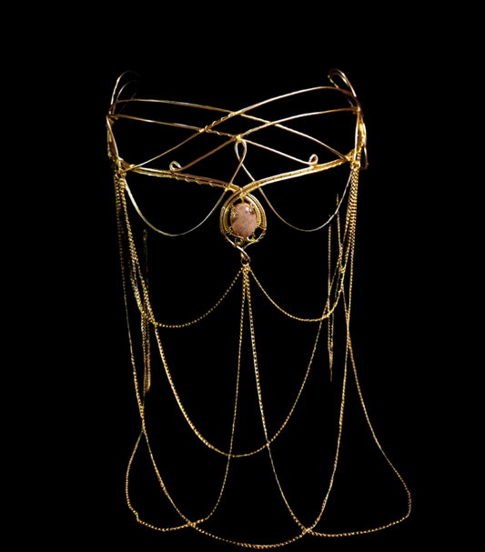 Custom Wire Wrapped Drape Crown