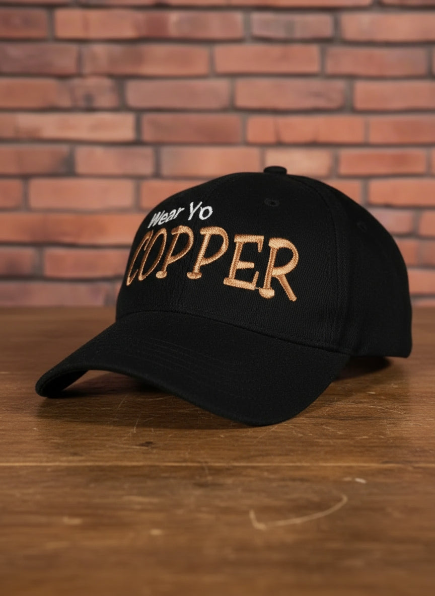 Yvng Gahd inspired Wear Yo Copper Strap back Dad/Mom Hat