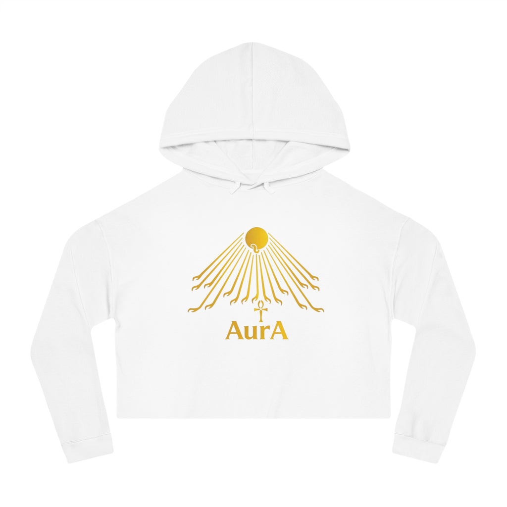 Gold Sunburst "AurA" Spiritual Graphic