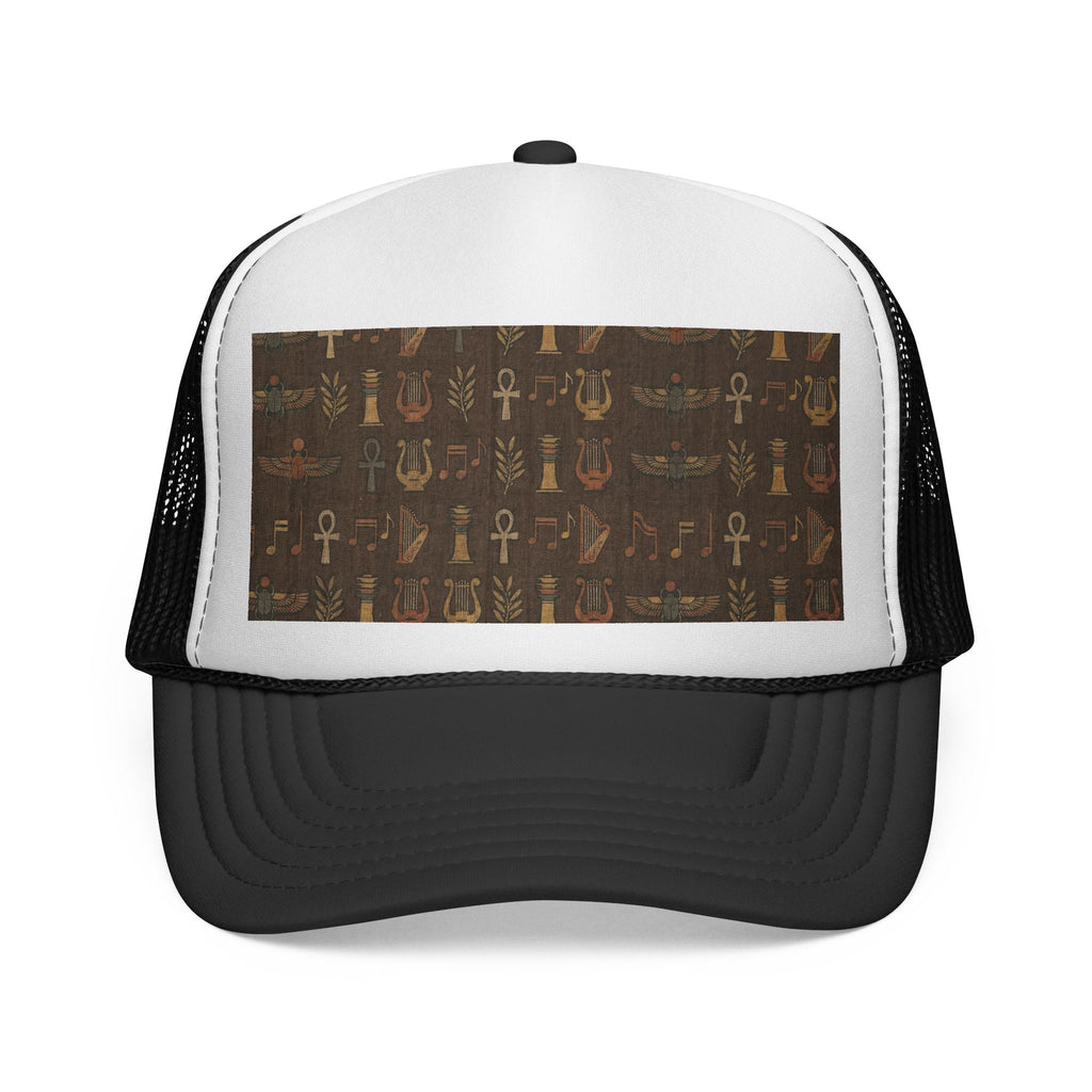 Egypt Print Trucker Cap