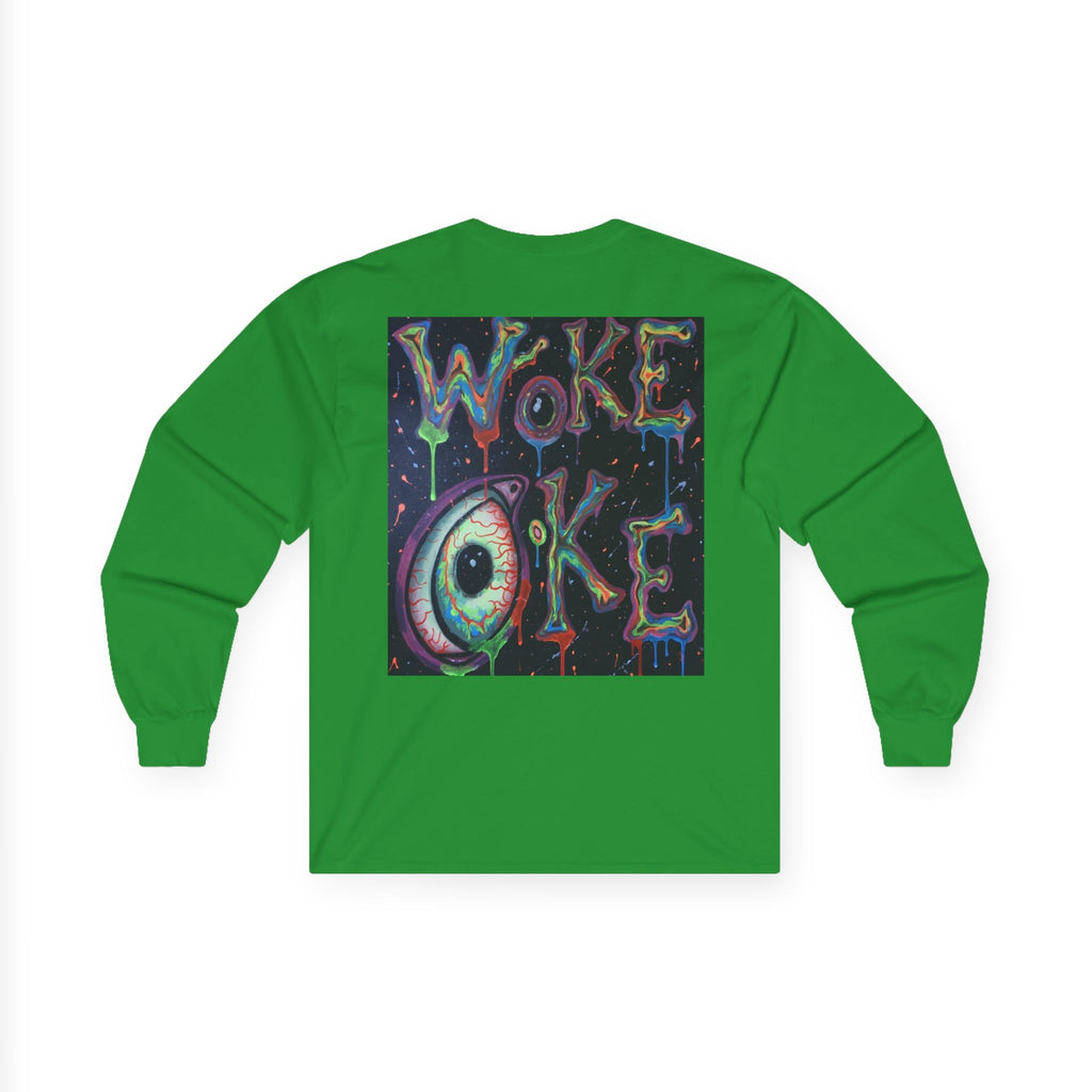 WKE WRLD  Co Long Sleeve Tee - Artistic Unisex Shirt, Perfect for Festivals, Gifts, Lounge, Casual Wear, Conscious Vibes