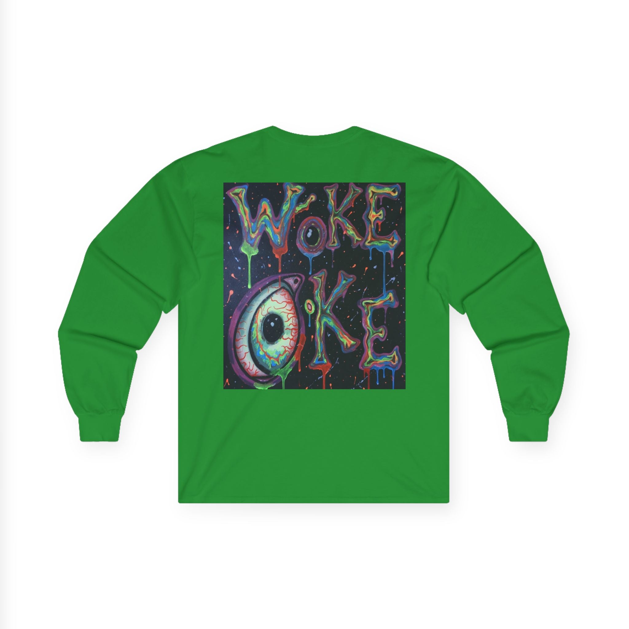 WKE WRLD  Co Long Sleeve Tee - Artistic Unisex Shirt, Perfect for Festivals, Gifts, Lounge, Casual Wear, Conscious Vibes