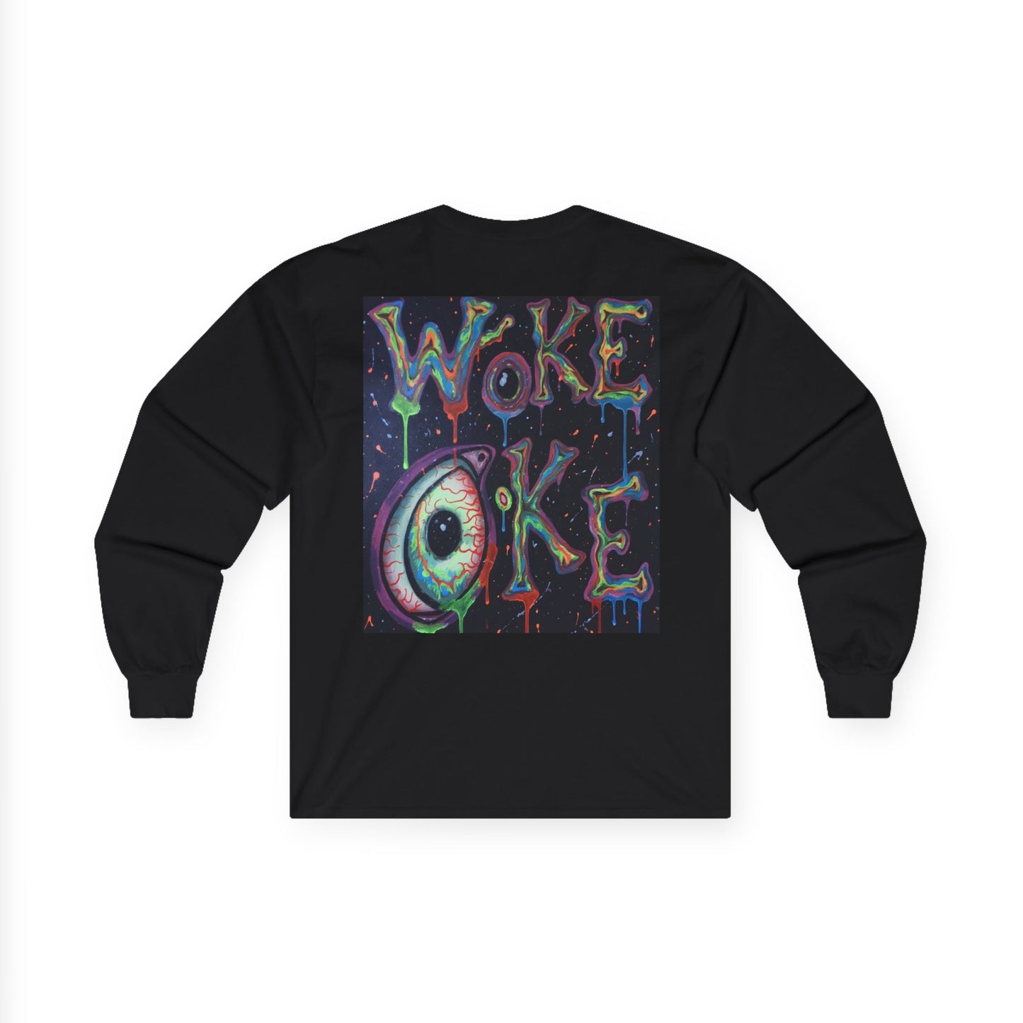 WKE WRLD  Co Long Sleeve Tee - Artistic Unisex Shirt, Perfect for Festivals, Gifts, Lounge, Casual Wear, Conscious Vibes