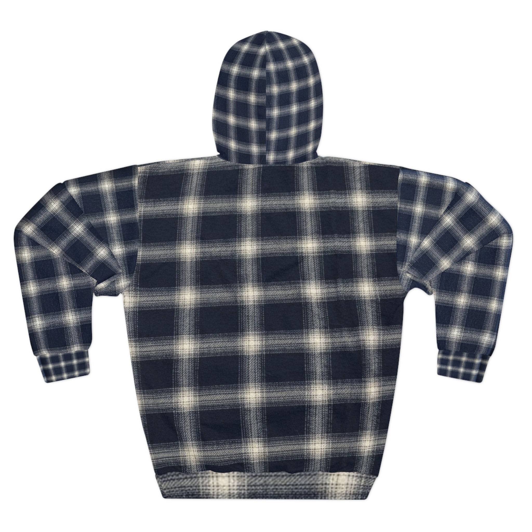 Faded Plaid Hoodie