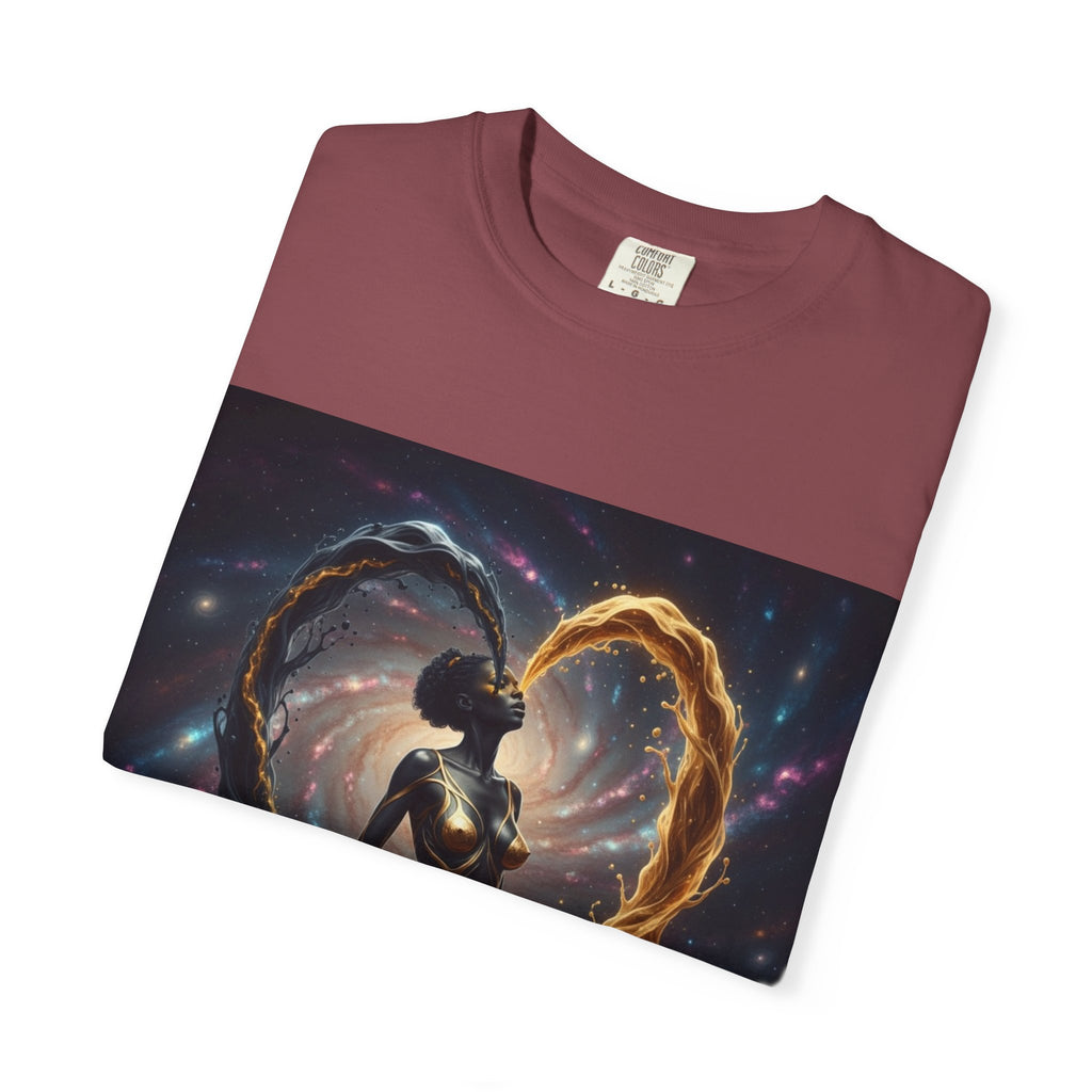 Heartbeat T-Shirt — Astral Couple Silhouette Tee
