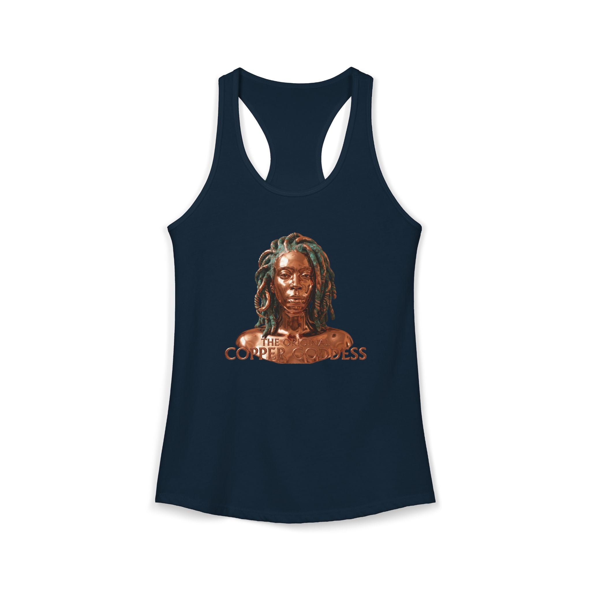 Copper Goddess Racerback Tank Top