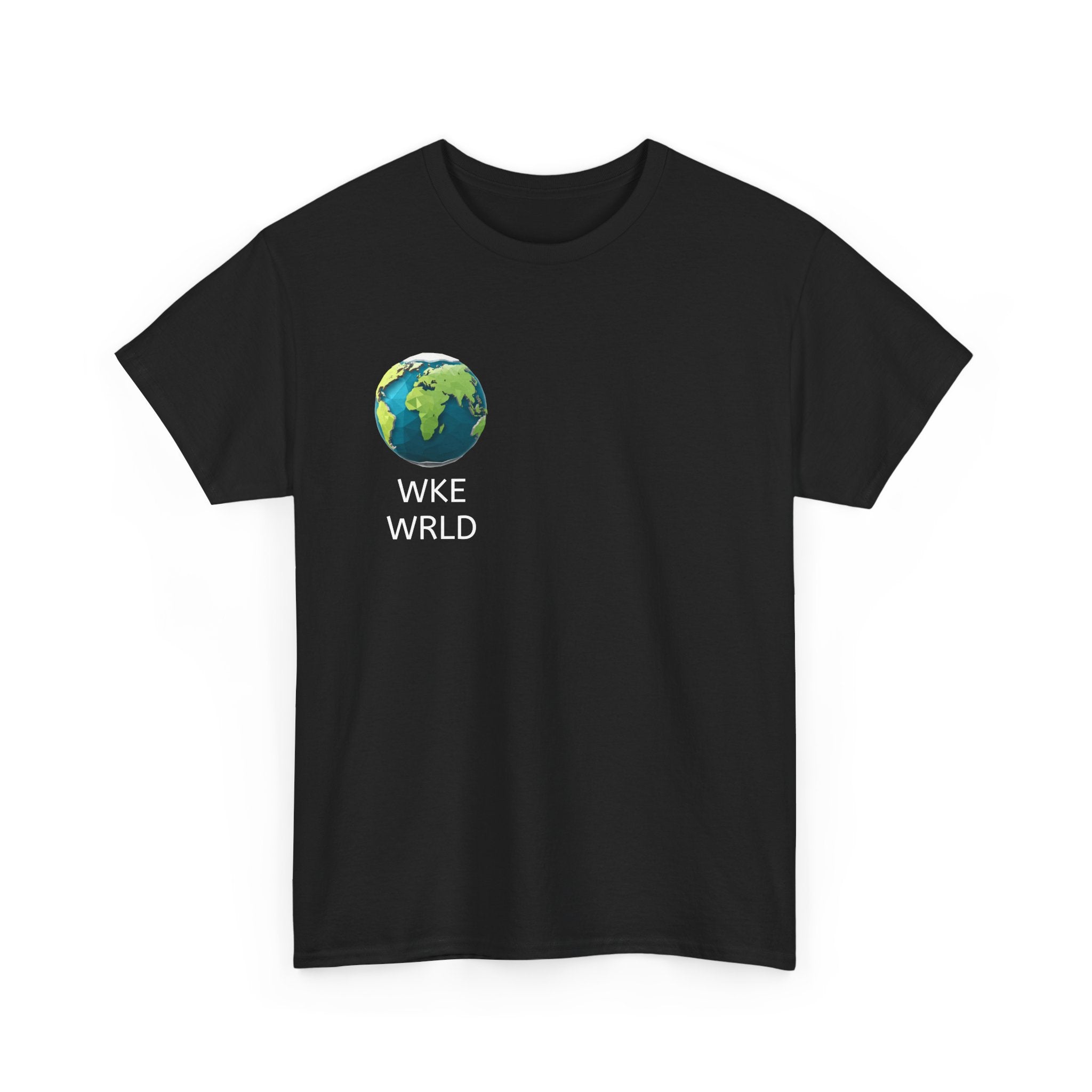 WKE WRLD Eco-Conscious Unisex Heavy Cotton Tee, Earth Day Gift, Nature Lover Shirt, Sustainable Fashion, Unisex Graphic Tee