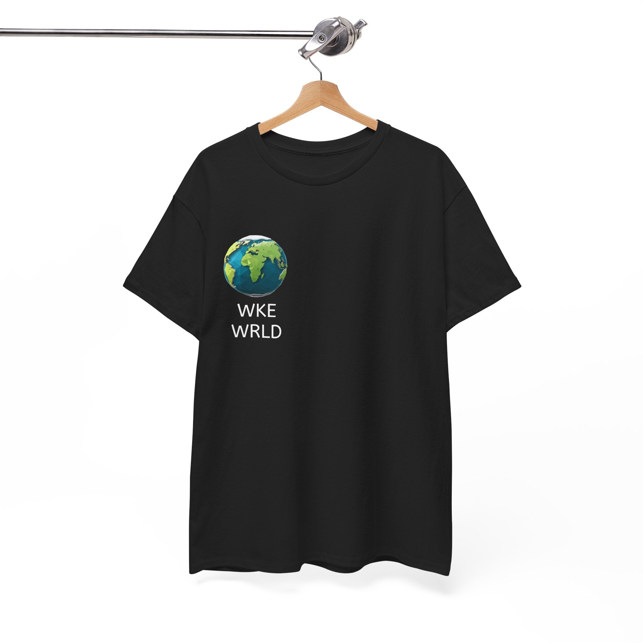WKE WRLD Eco-Conscious Unisex Heavy Cotton Tee, Earth Day Gift, Nature Lover Shirt, Sustainable Fashion, Unisex Graphic Tee