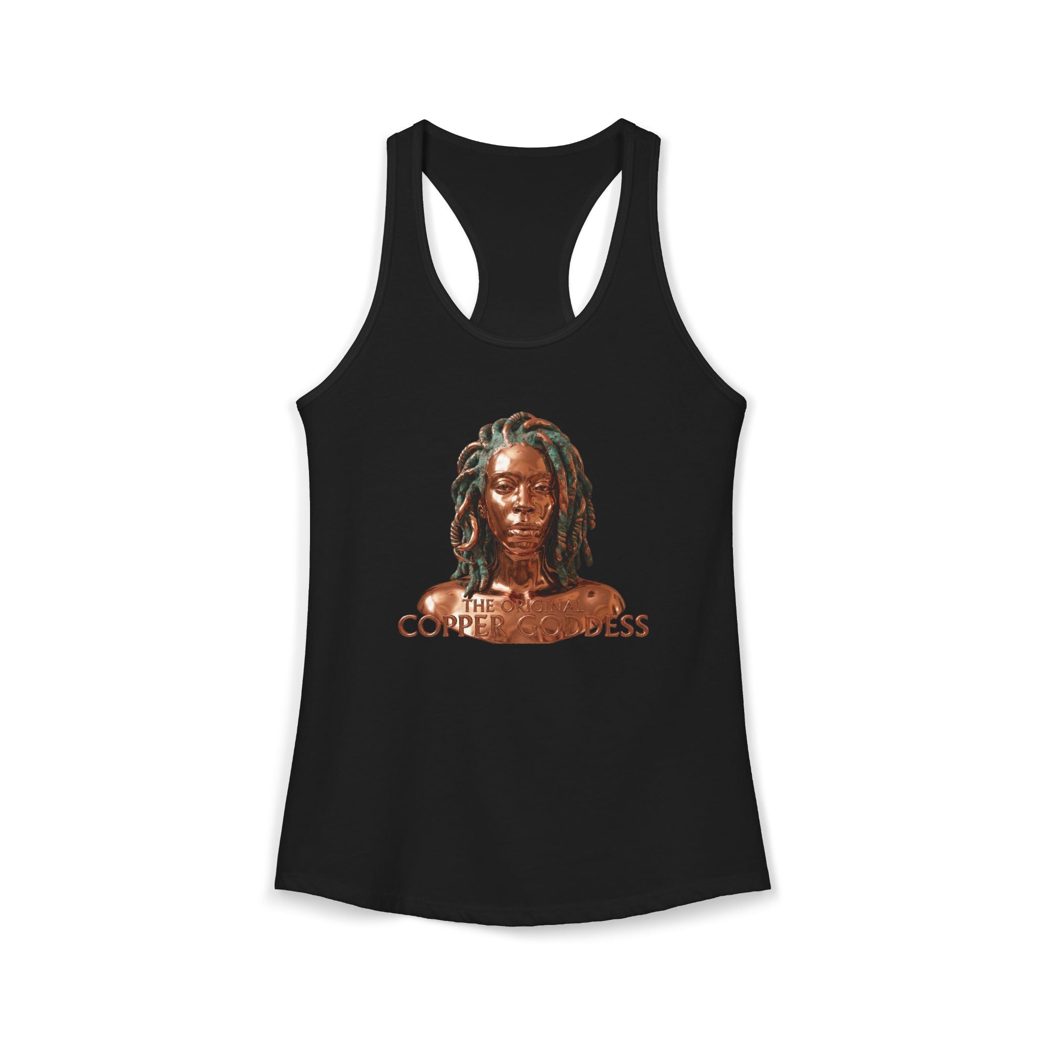 Copper Goddess Racerback Tank Top