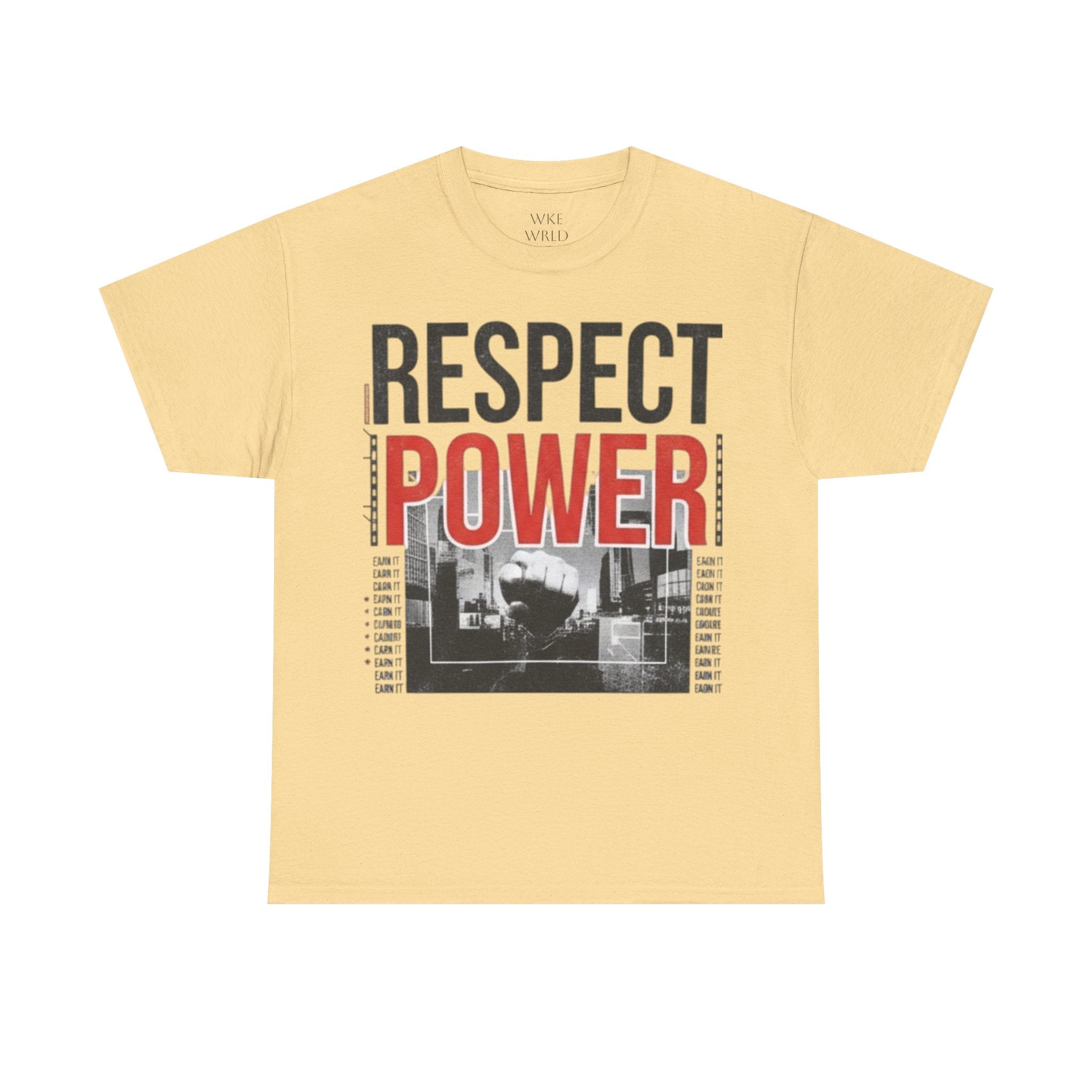 Respect Power Unisex Heavy Cotton Tee