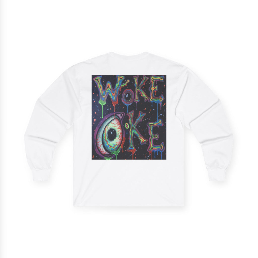 WKE WRLD  Co Long Sleeve Tee - Artistic Unisex Shirt, Perfect for Festivals, Gifts, Lounge, Casual Wear, Conscious Vibes