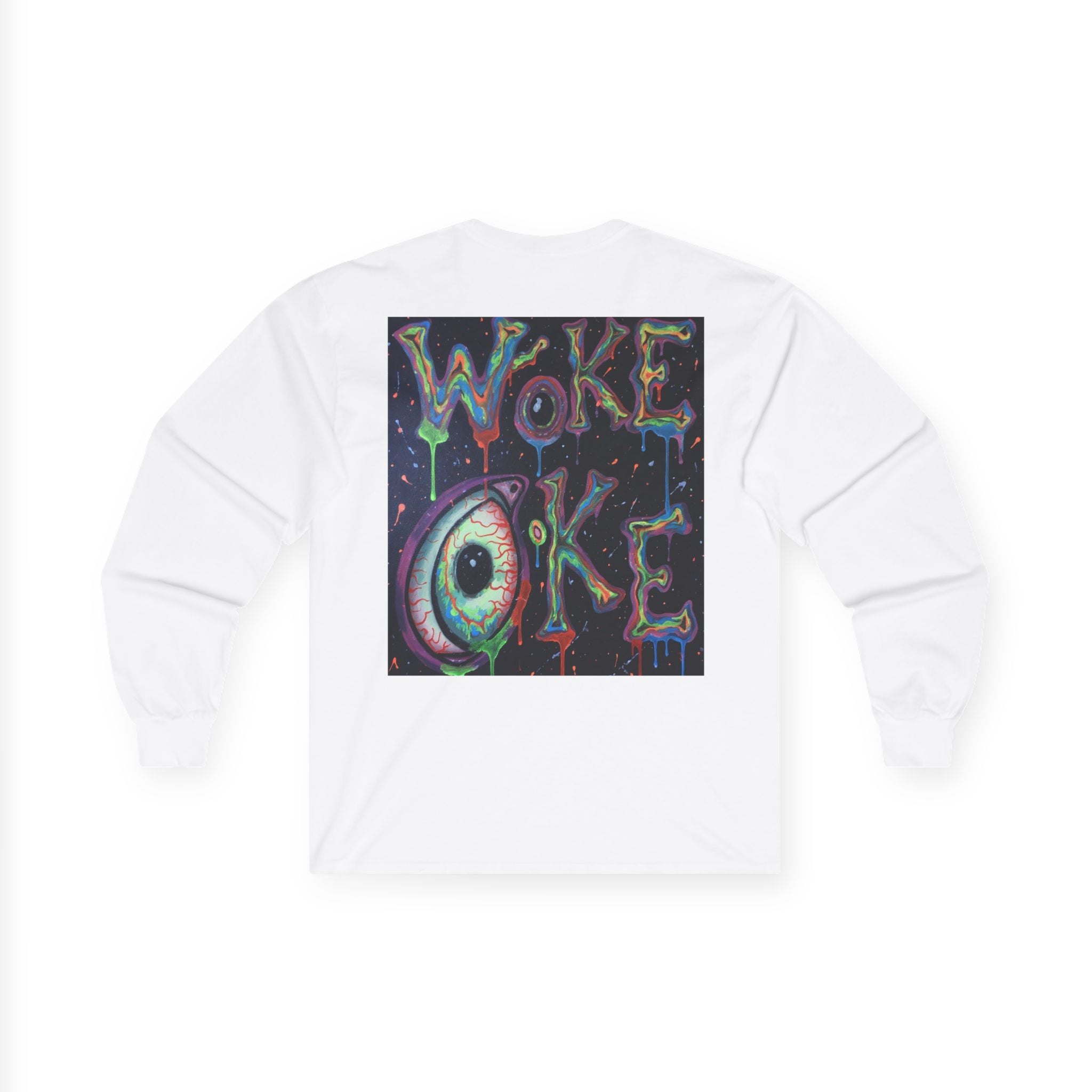 WKE WRLD  Co Long Sleeve Tee - Artistic Unisex Shirt, Perfect for Festivals, Gifts, Lounge, Casual Wear, Conscious Vibes