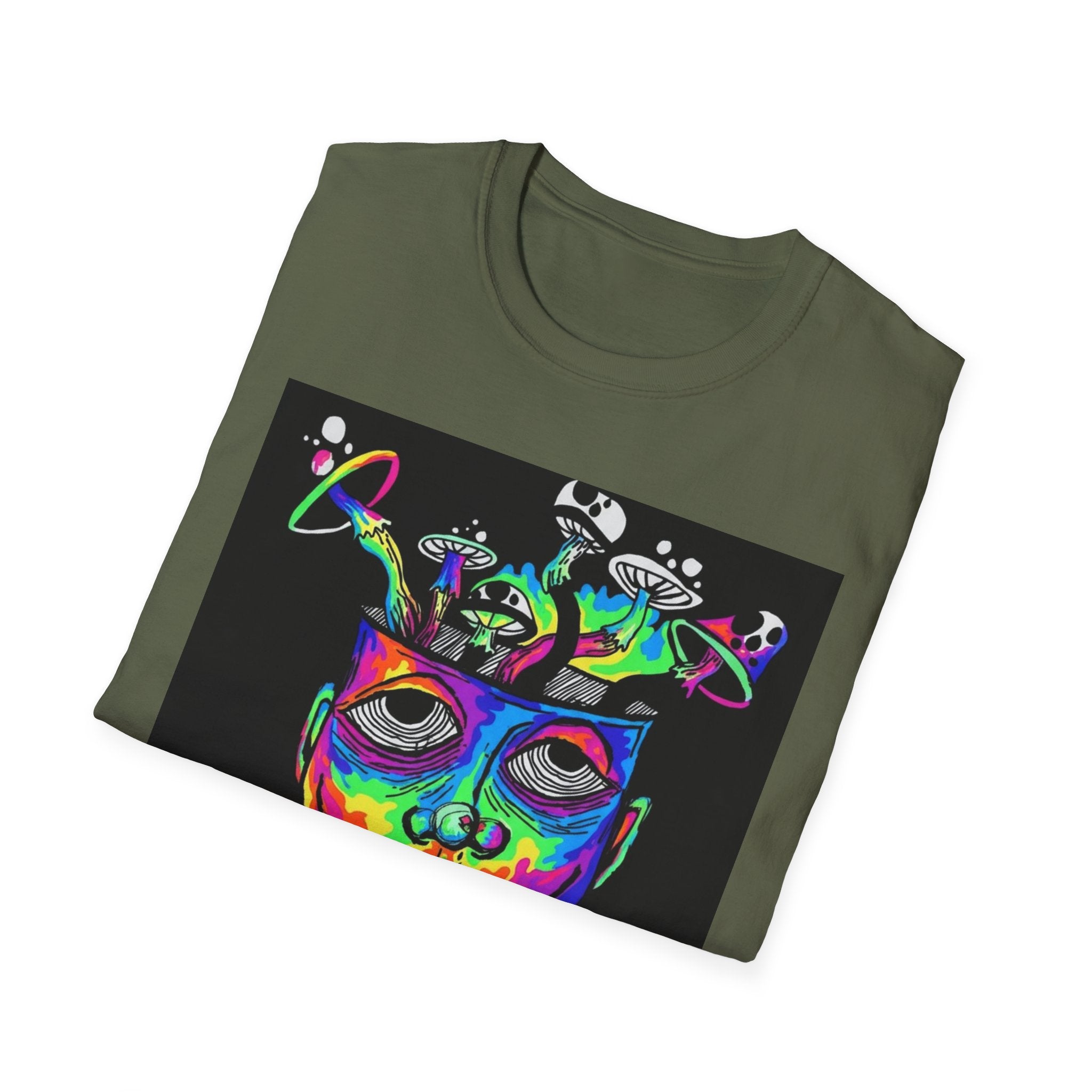 Psychedelic Portrait T-Shirt trippy world