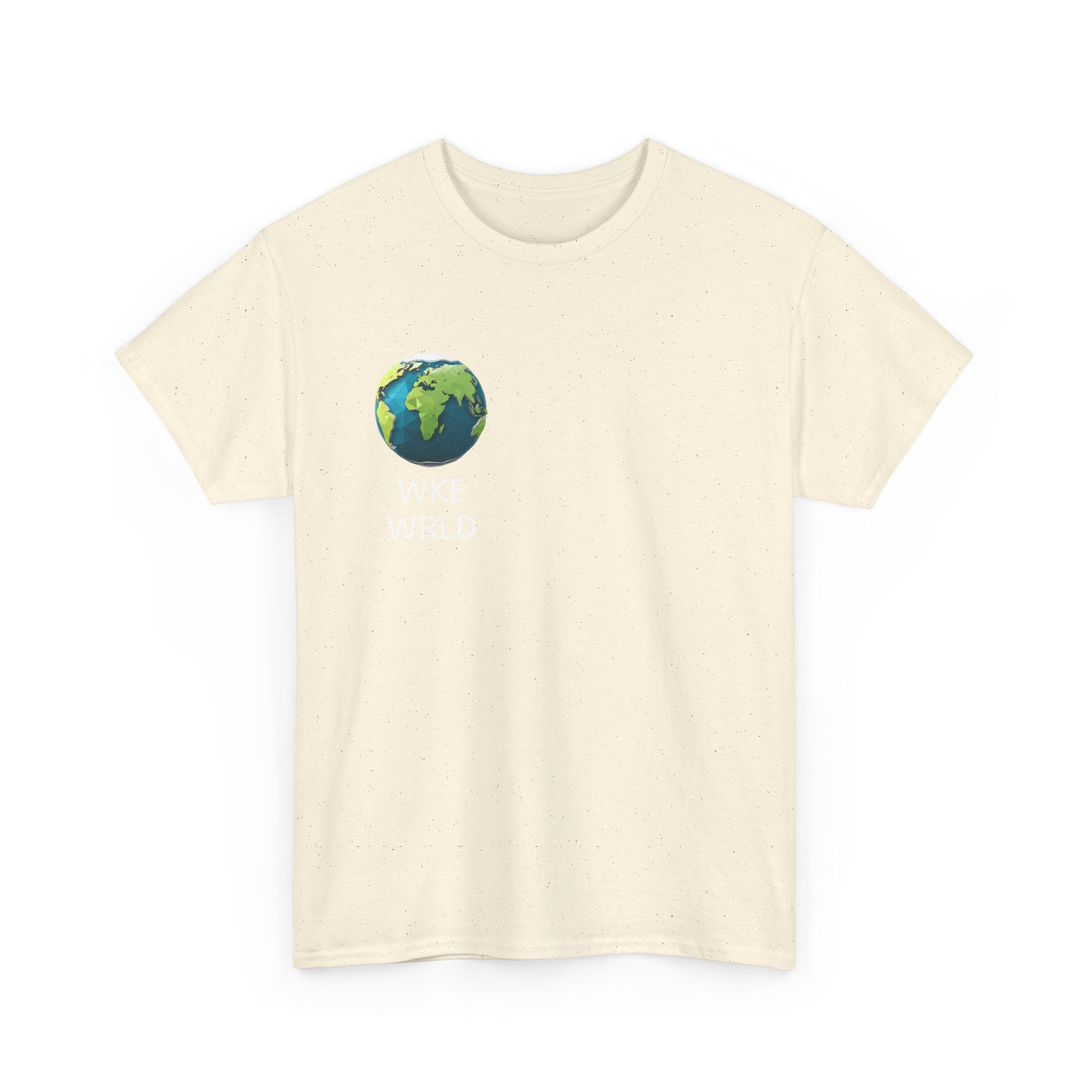 WKE WRLD Eco-Conscious Unisex Heavy Cotton Tee, Earth Day Gift, Nature Lover Shirt, Sustainable Fashion, Unisex Graphic Tee