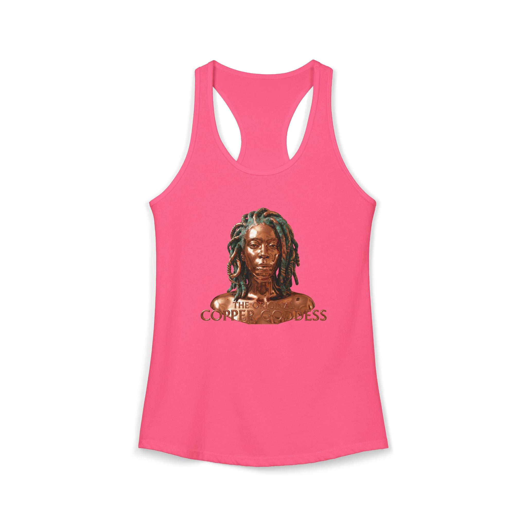 Copper Goddess Racerback Tank Top