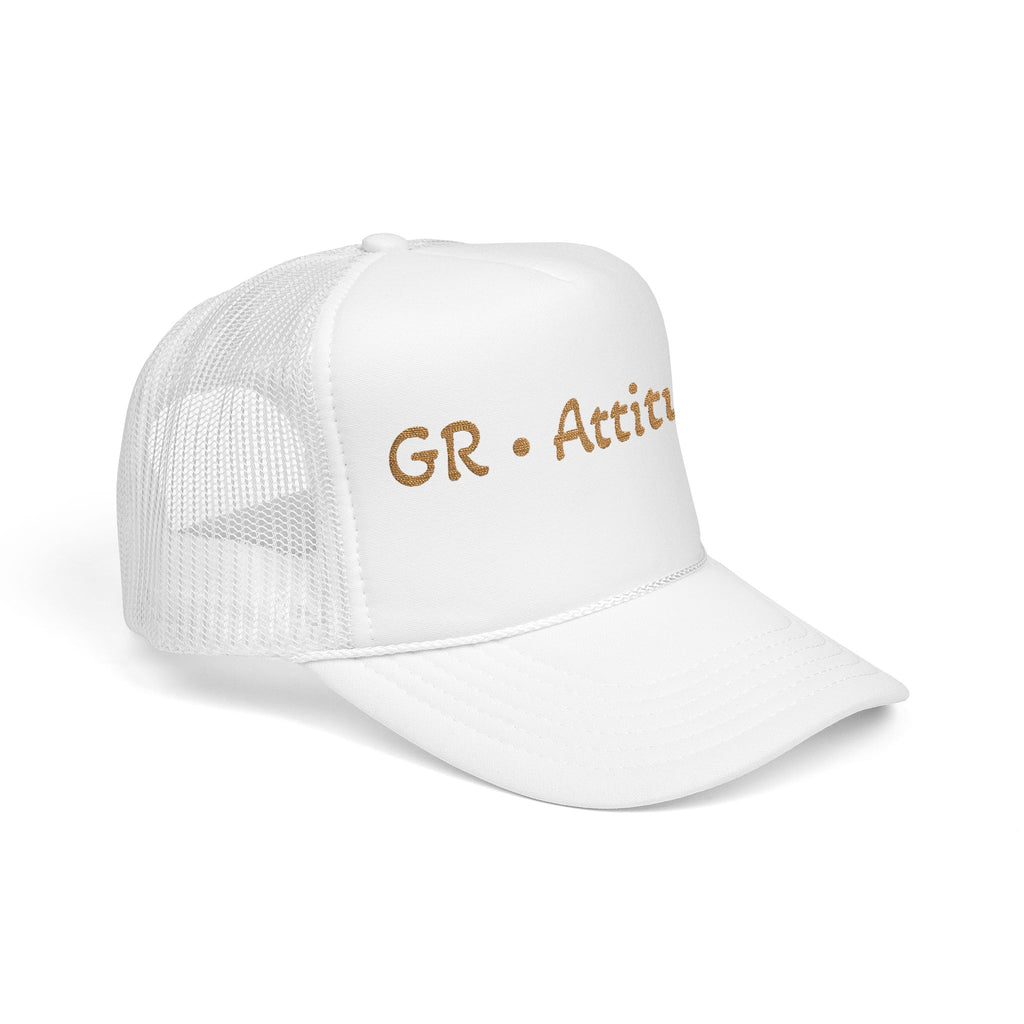 Embroidered Attitude Foam Trucker Hat