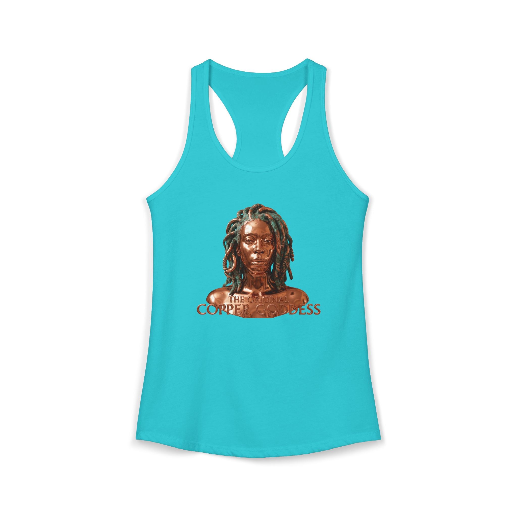 Copper Goddess Racerback Tank Top