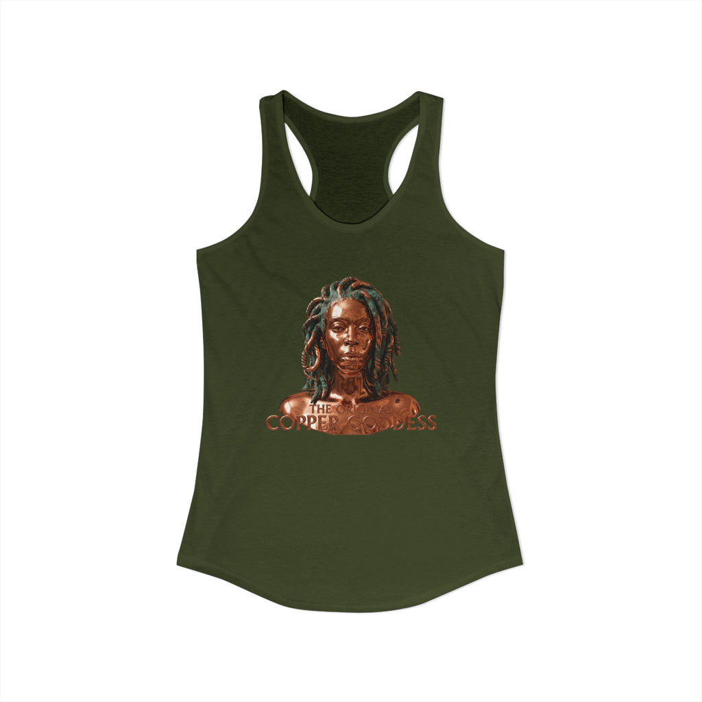 Copper Goddess Racerback Tank Top