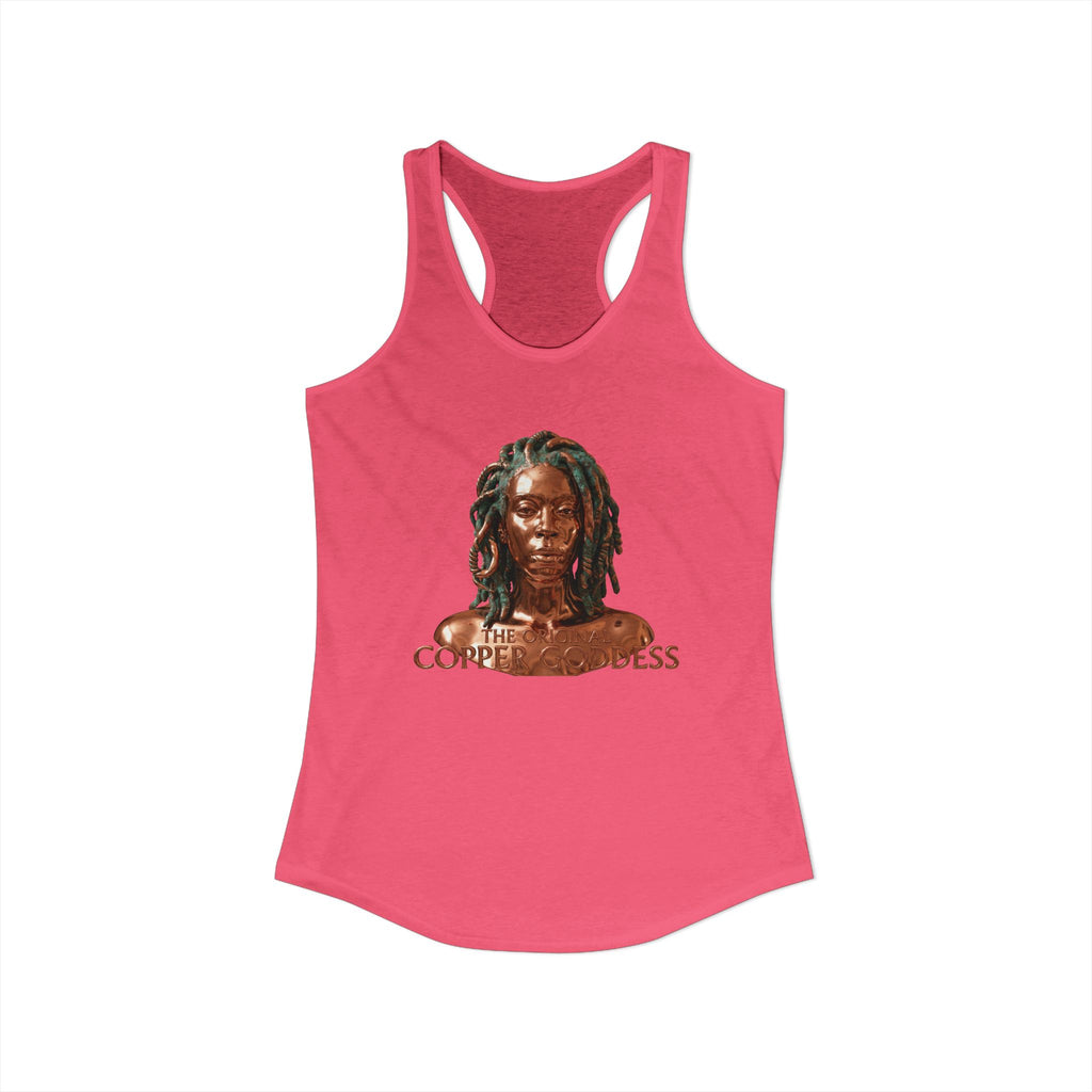 Copper Goddess Racerback Tank Top