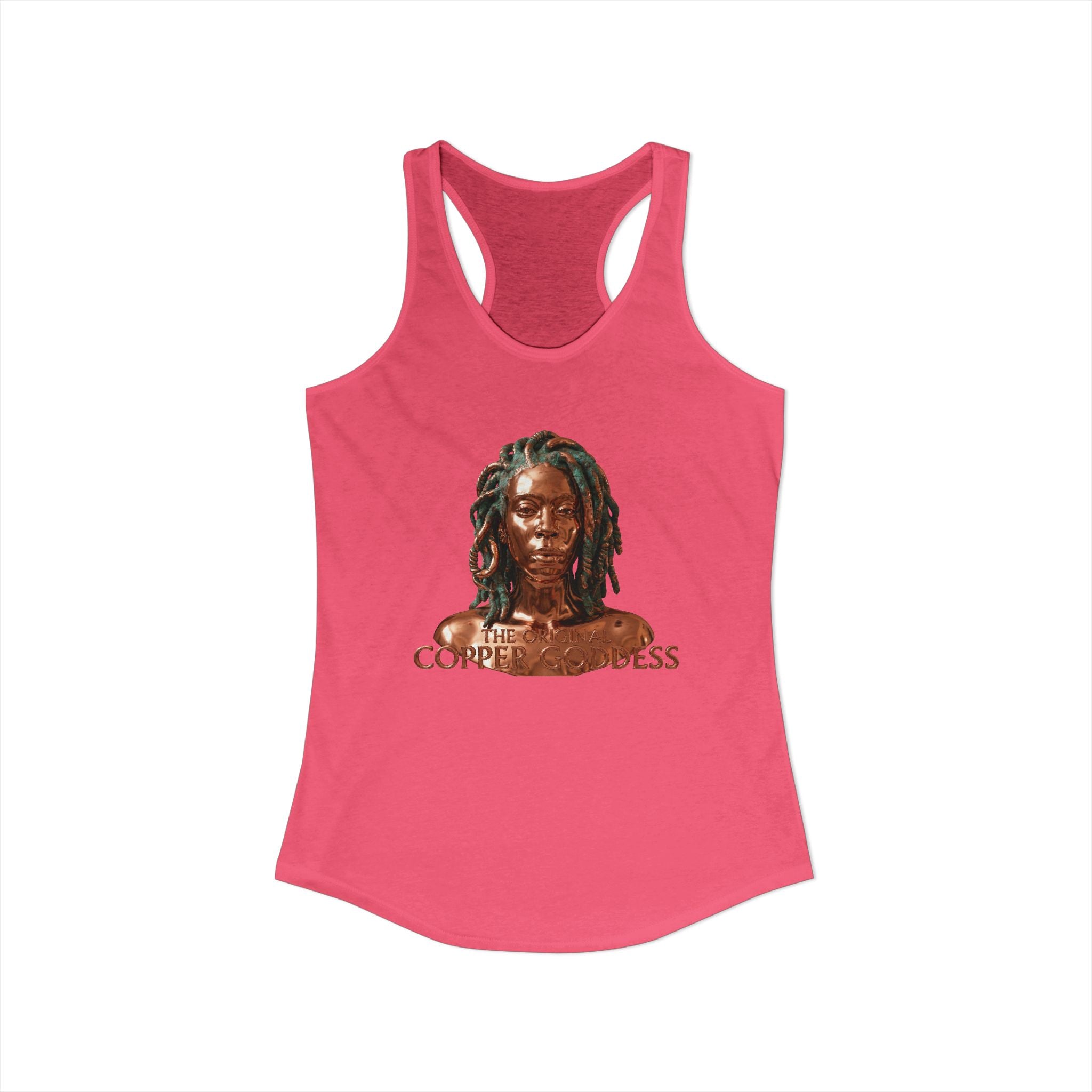 Copper Goddess Racerback Tank Top