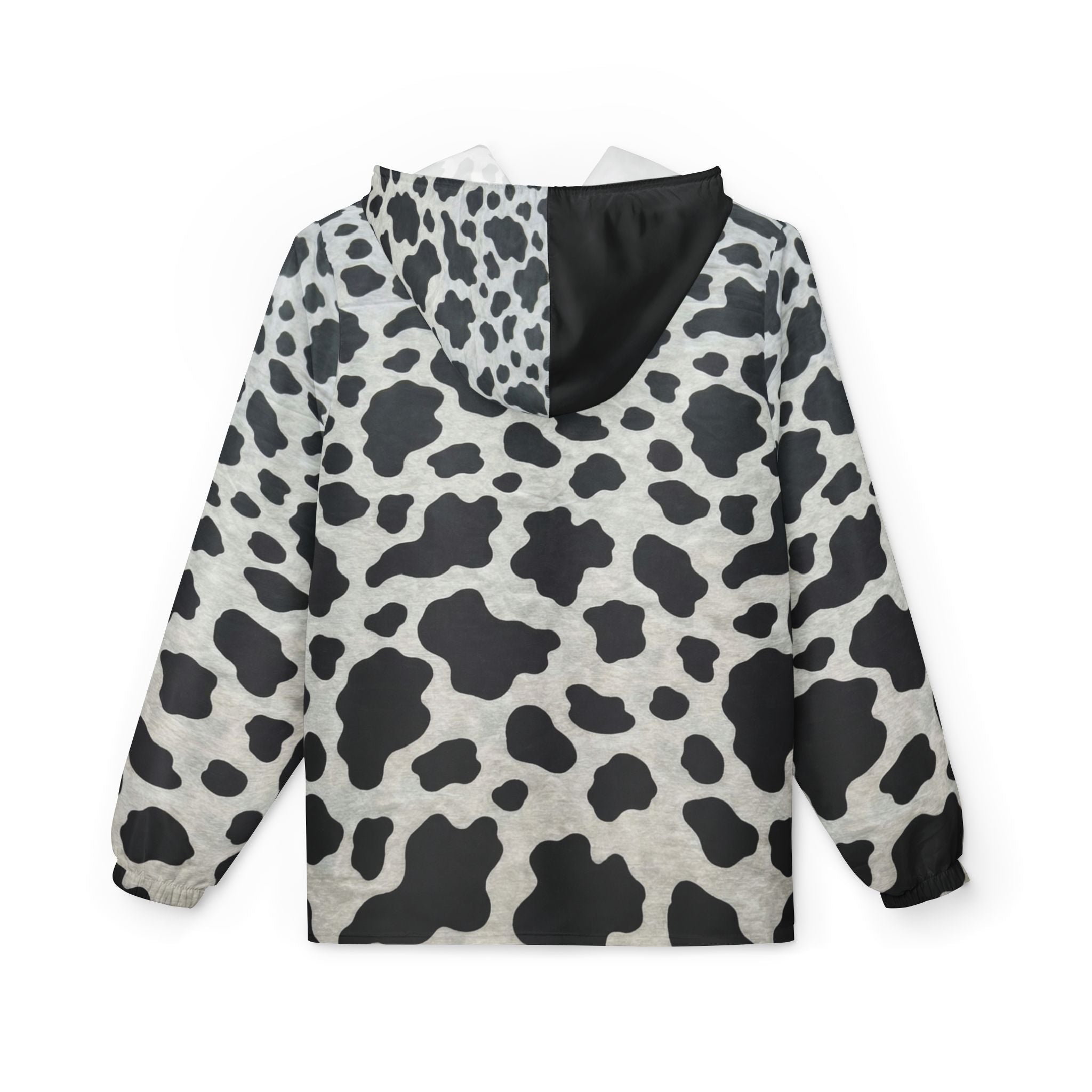 Wild Life Cow Print Windbreaker Jacket