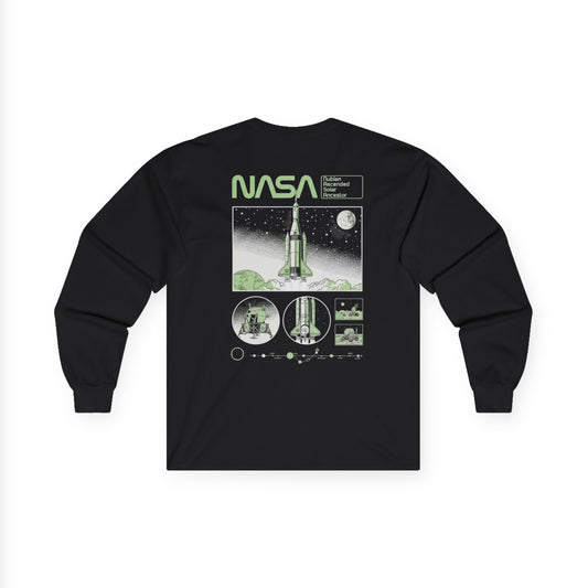 Ancestors NASA-Inspired Unisex Ultra Cotton Long Sleeve Tee - Space Exploration Graphic Shirt