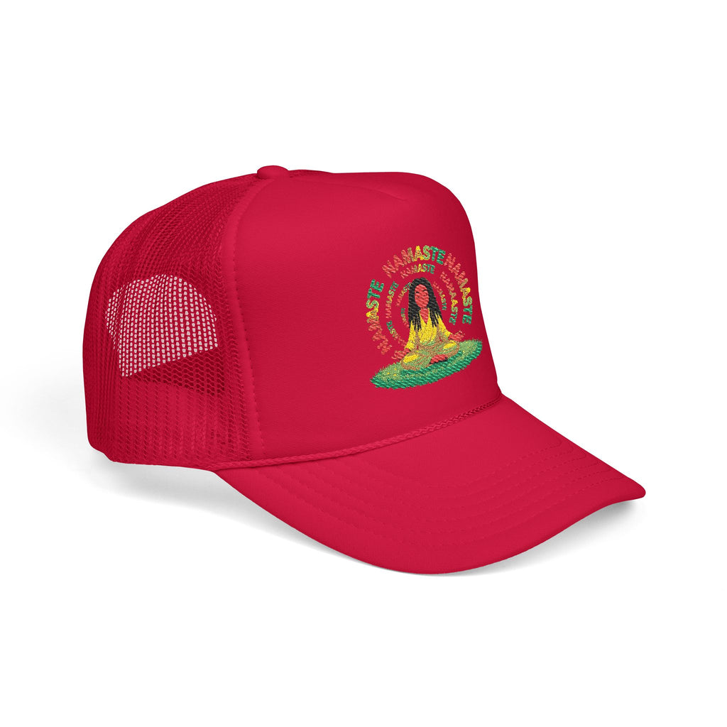 Vibrant Bohemian Embroidered Foam Trucker Hat