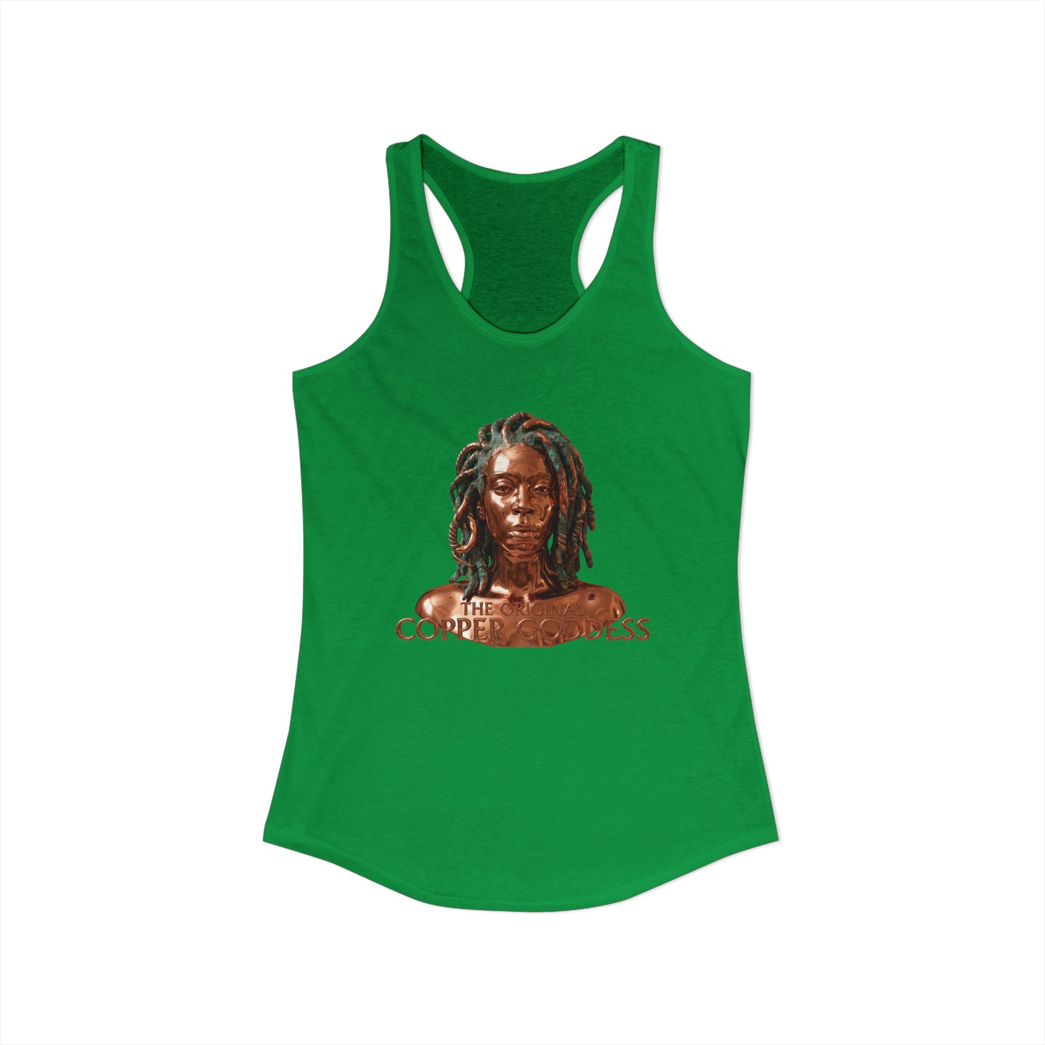 Copper Goddess Racerback Tank Top